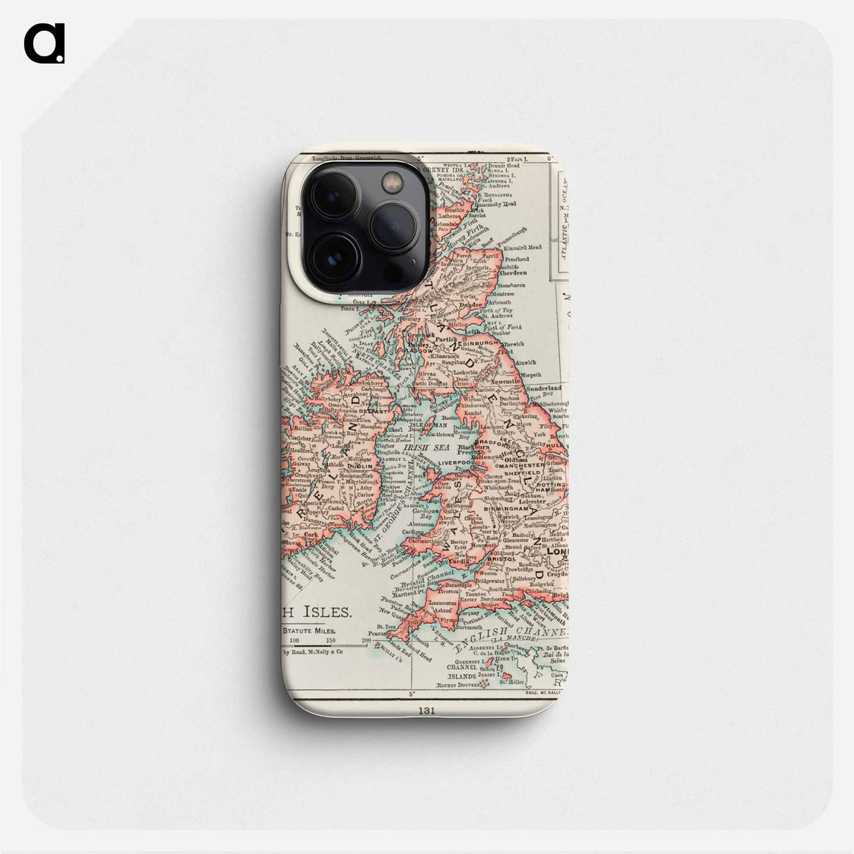 Universal Atlas of the World - アンティーク地図 Phone Case.