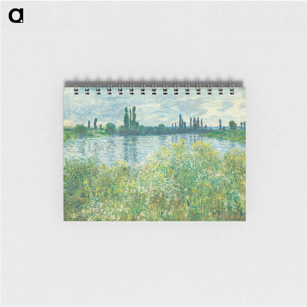 アートメモ帳-Banks of the Seine, Vétheuil - クロード モネ Memo.