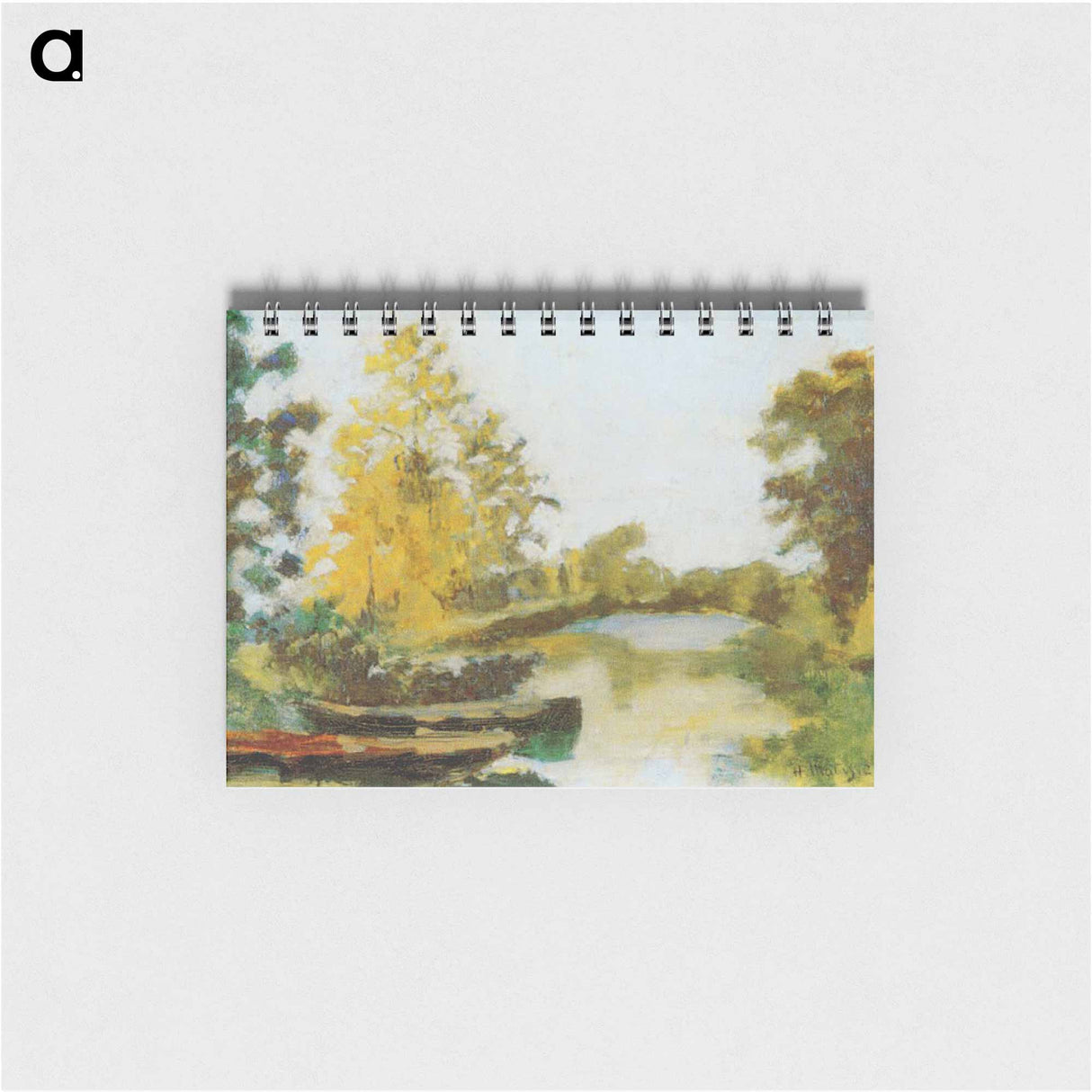 アートメモ帳-Banks of the Canal - アンリ マティス Memo.
