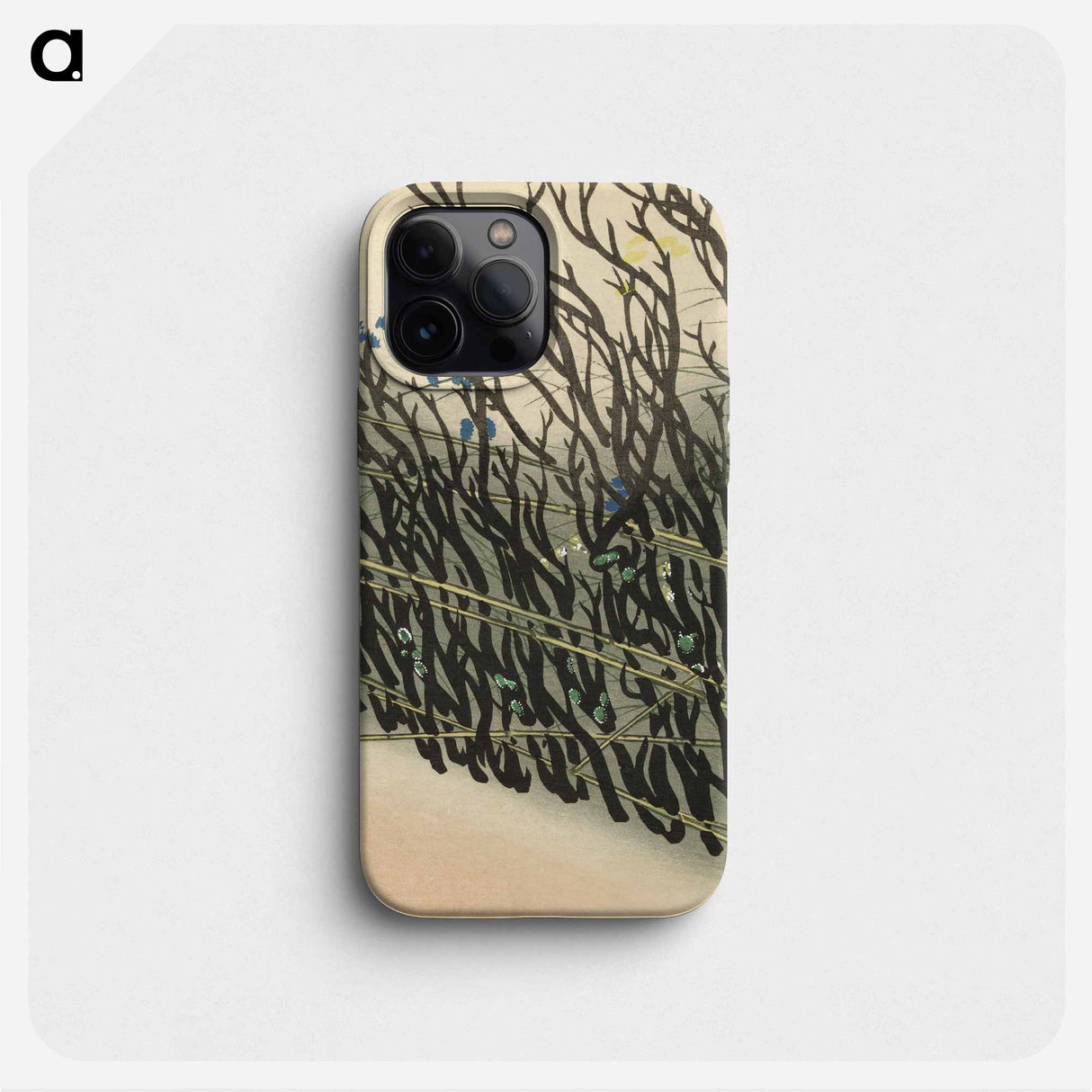 Hedge from Momoyogusa–Flowers of a Hundred Generations - 神坂 雪佳 Phone Case.