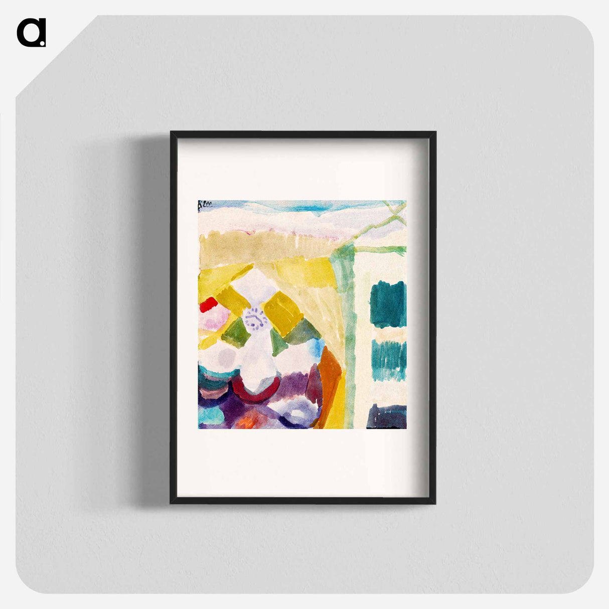 Interieur mit der Uhr (Interior with the Clock)
 - パウル クレー Poster.