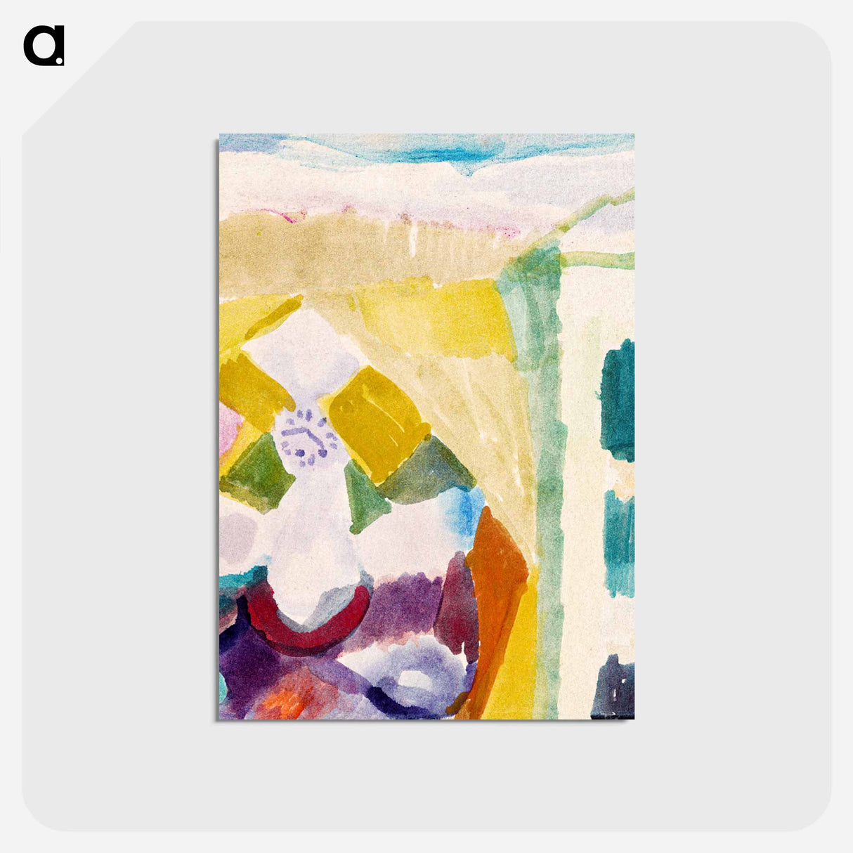 Interieur mit der Uhr (Interior with the Clock)
- パウル クレー Postcard.