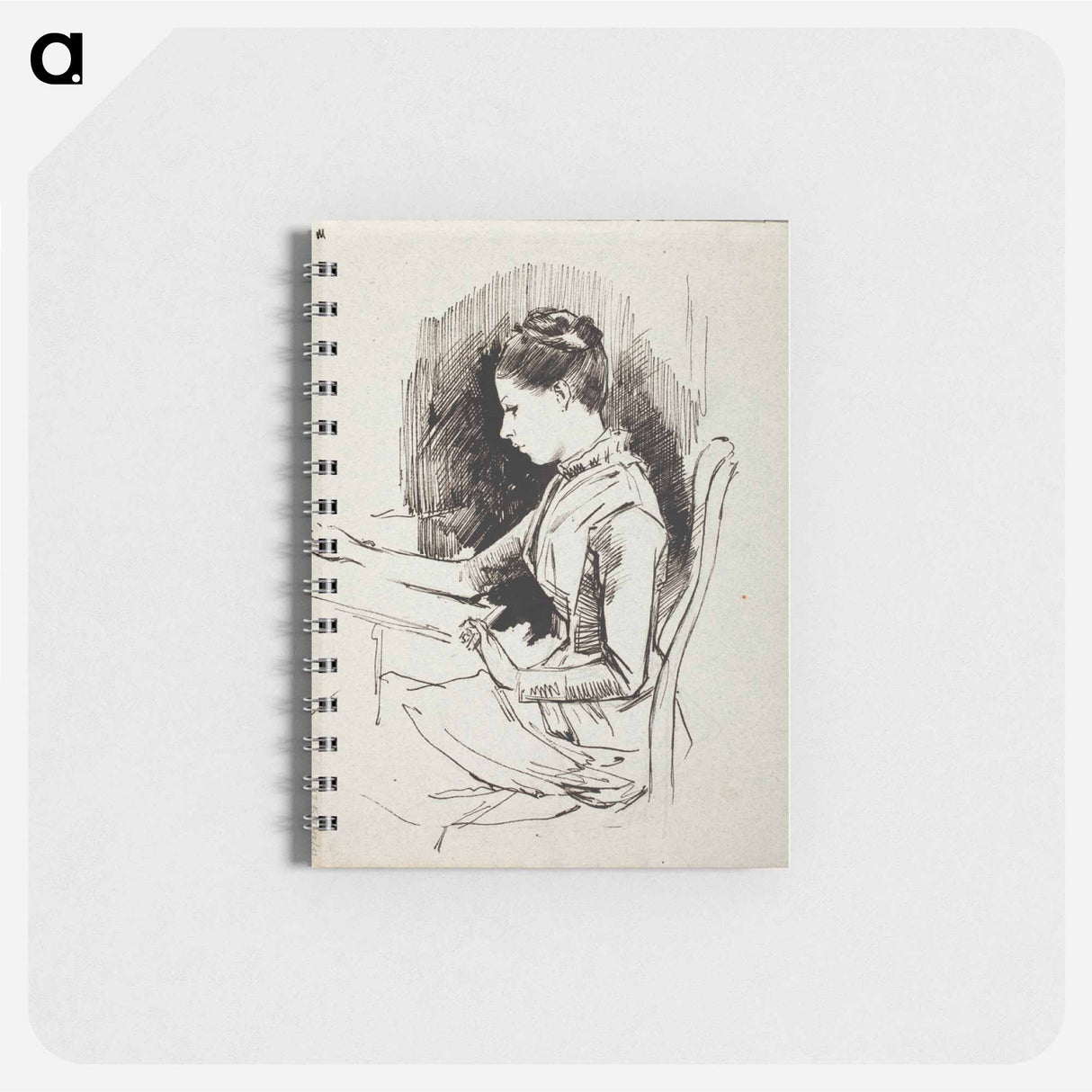 Annie Edelfelt, taiteilijan sisar - アルバート エーデルフェルト Memo.