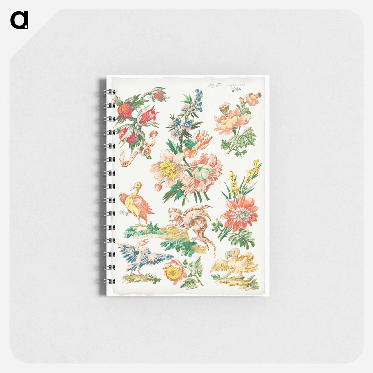 アートメモ帳-Floral Designs with Birds and Griffon
- クリーブランド美術館 Memo.