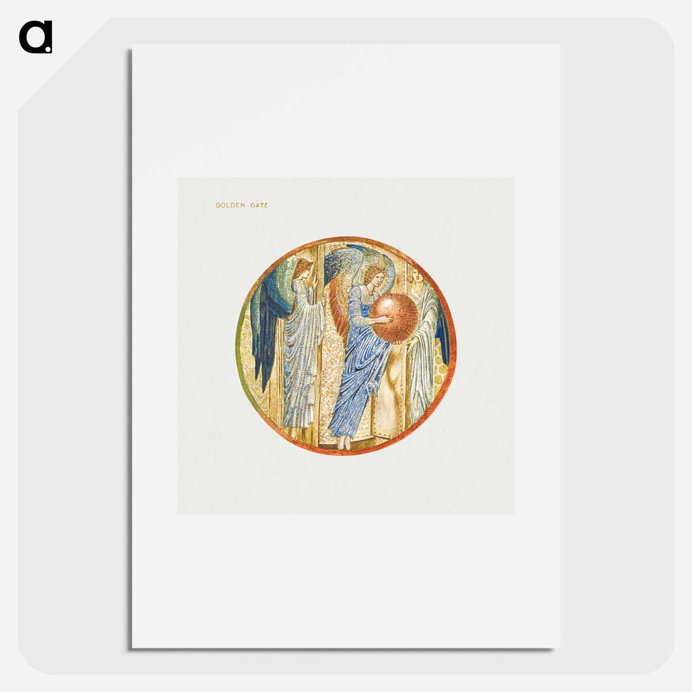 Golden Gate from The Flower Book - エドワード バーン ジョーンズ Poster.