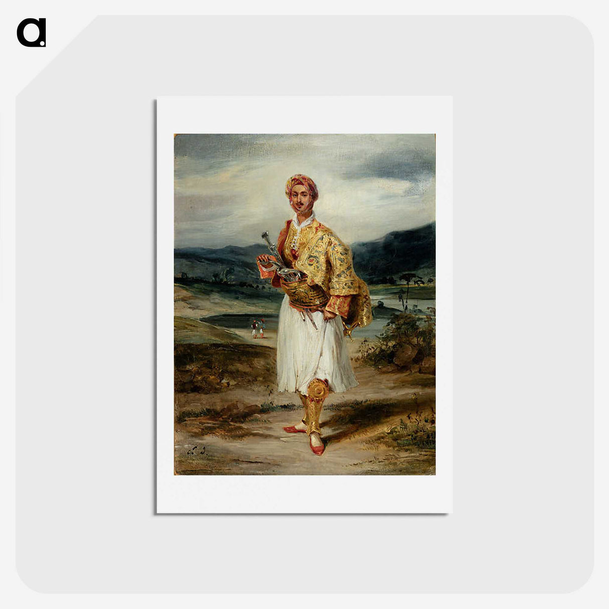 2-22_Eugene-Delacroix_hagaki
