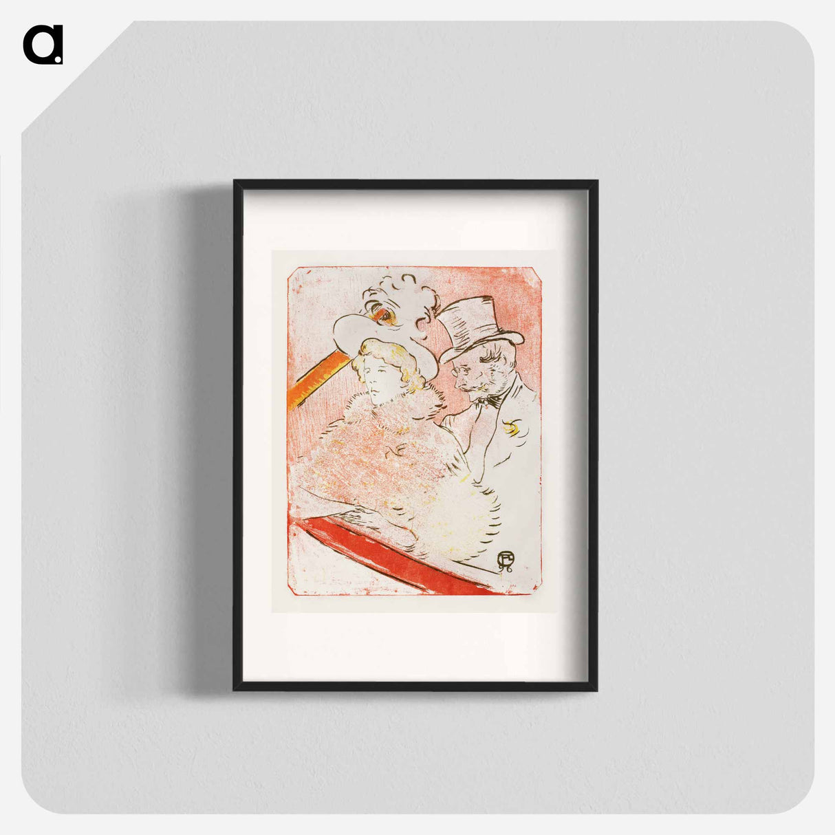 アートポスター-At the Concert - アンリ ド トゥールーズ ロートレック Poster.