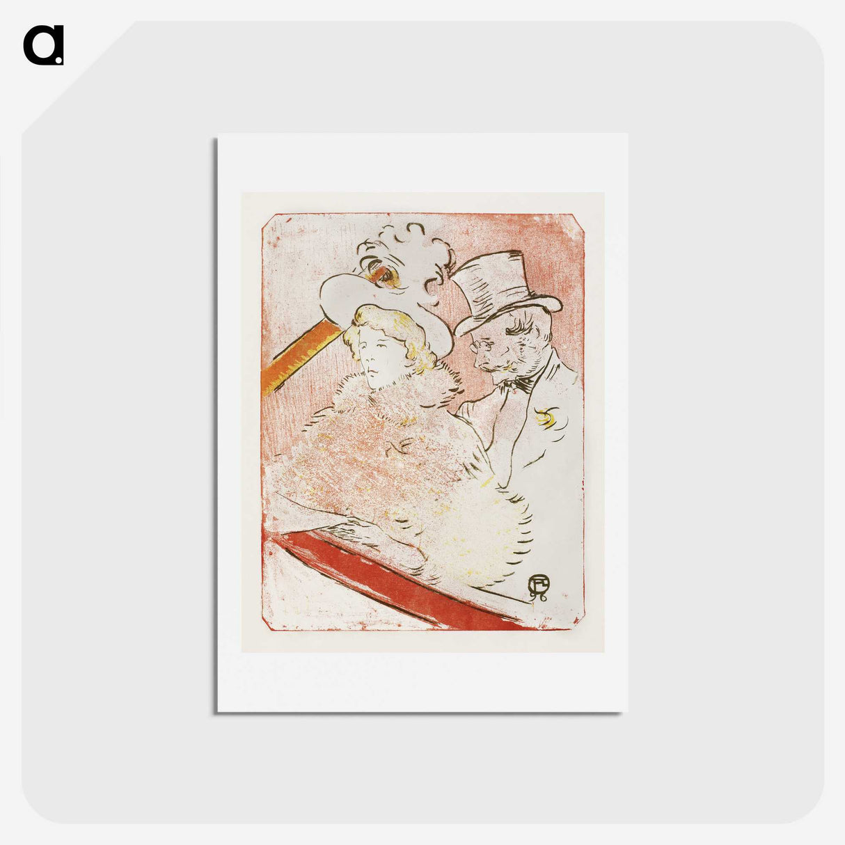 2-22_Henri-de-Toulouse-Lautrec_hagaki