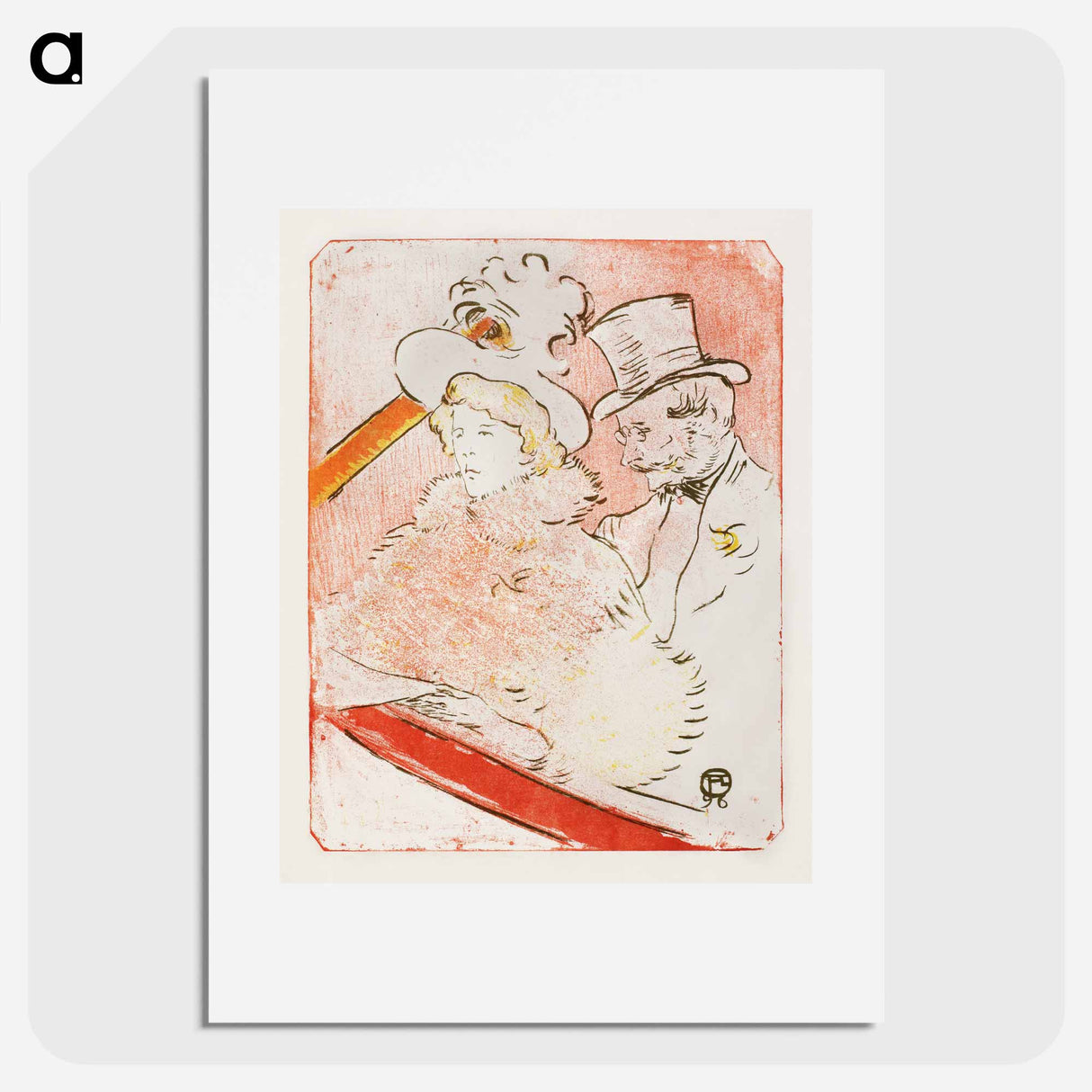 アートポスター-At the Concert - アンリ ド トゥールーズ ロートレック Poster.