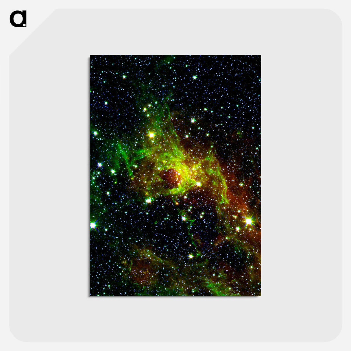 アートポストカード-Perseus Star Bubble
- ハッブル画像 Postcard.