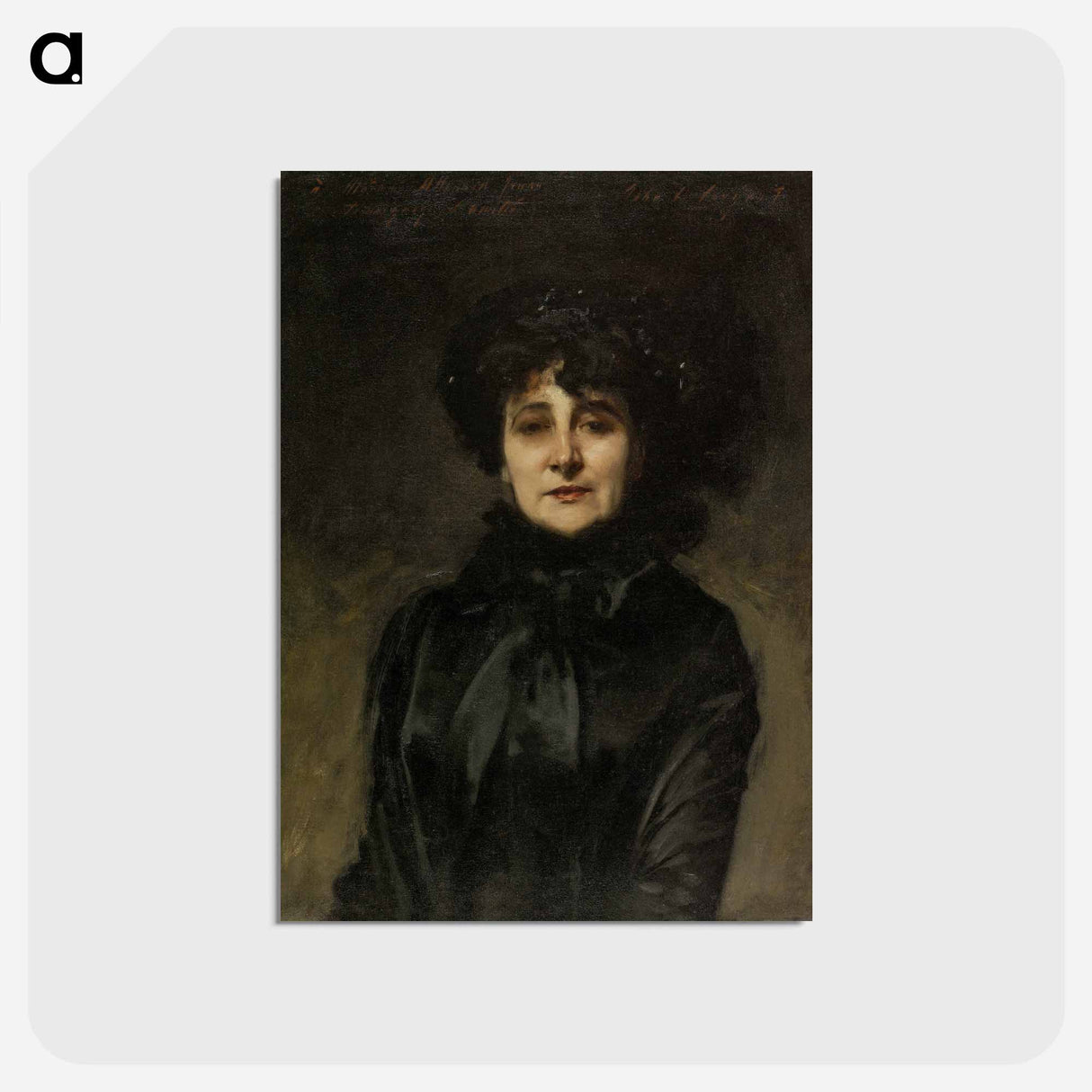 アートポストカード-Portrait de Madame Allouard-Jouan - ジョン シンガー サージェント Postcard.
