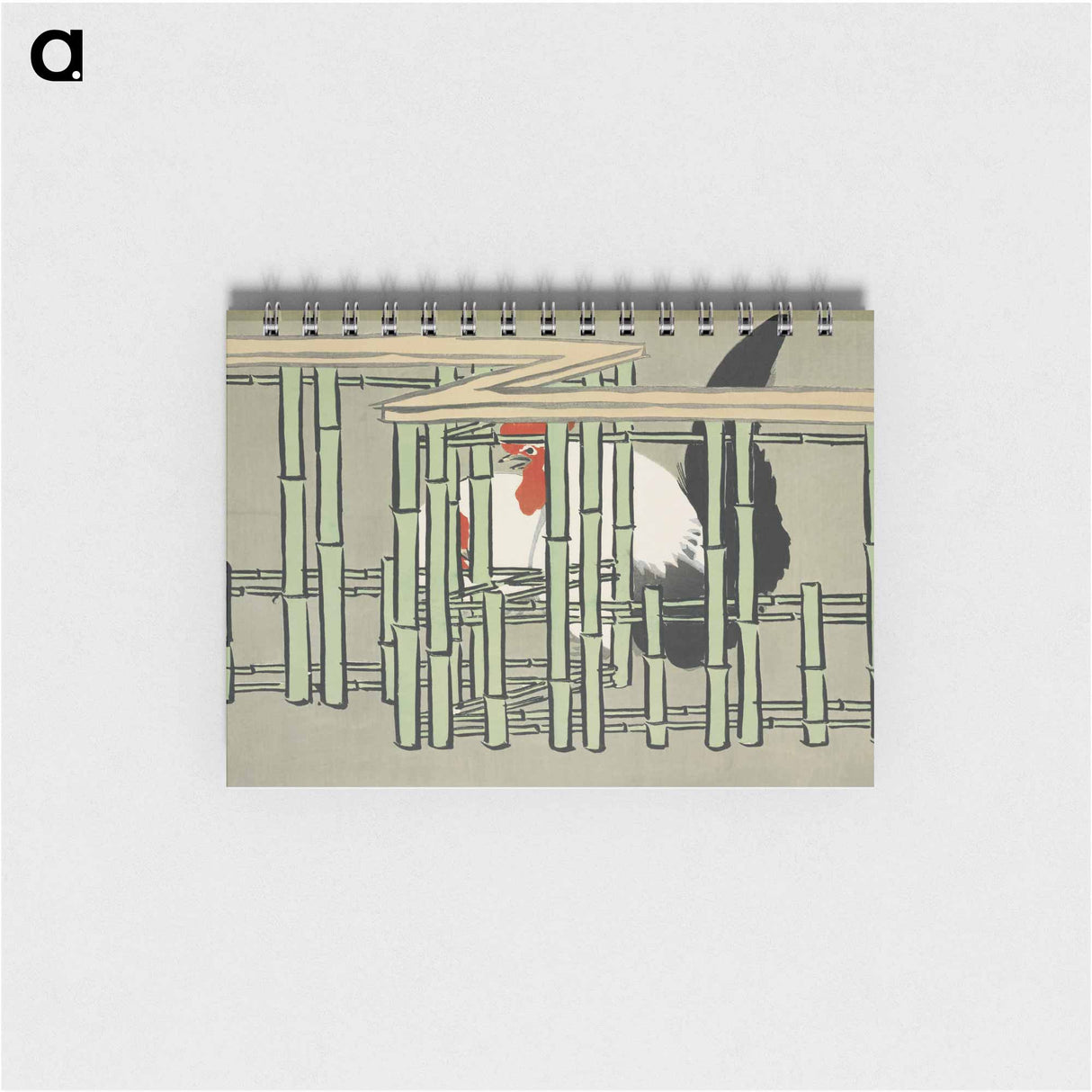 Roosters from Momoyogusa–Flowers of a Hundred Generations - 神坂 雪佳 Memo.