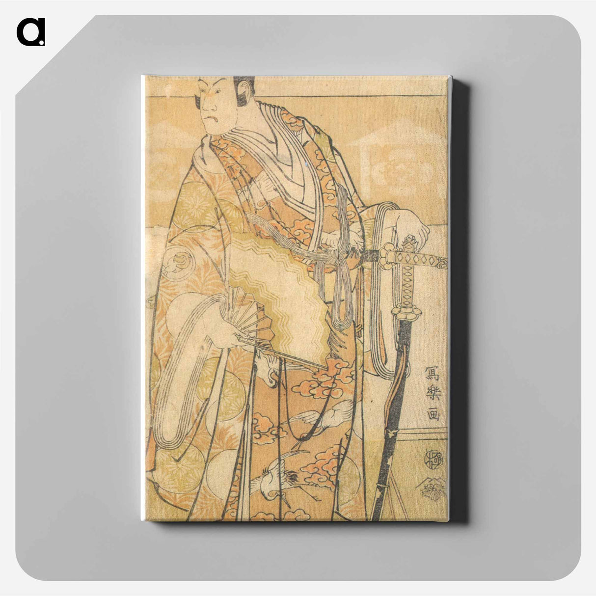 アートパネル-Bandō Hikosaburō III as Kudōzaemon Suketsune - 東洲斎 写楽 Canvas.