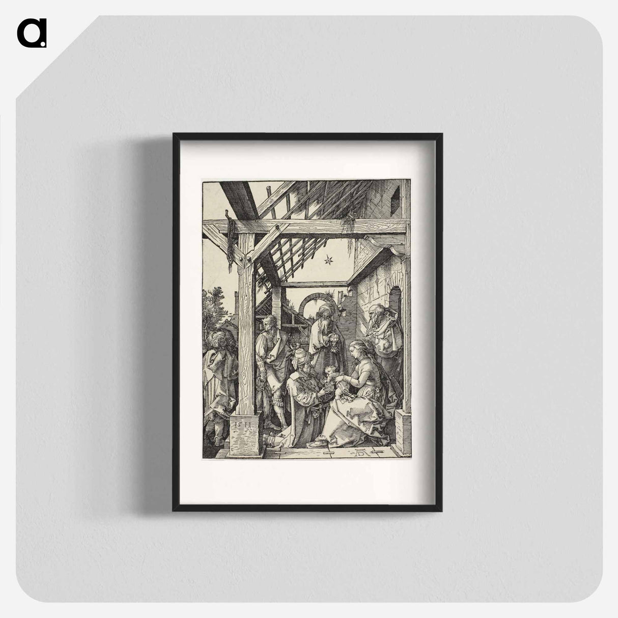 The Adoration of the Magi - アルブレヒト デューラー Poster.