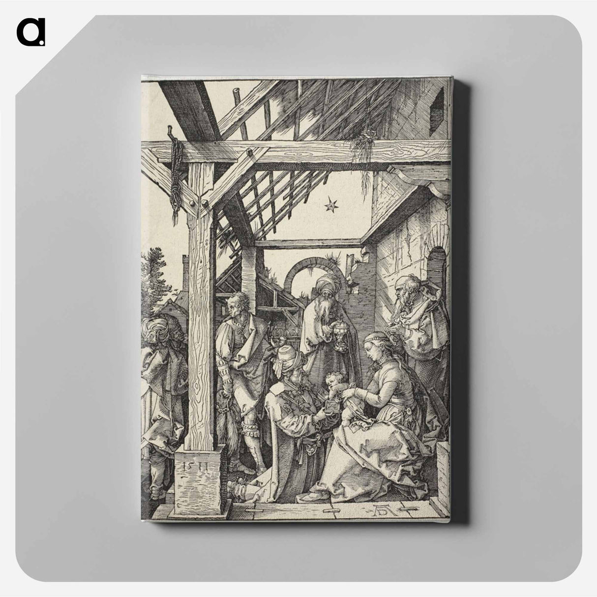 The Adoration of the Magi - アルブレヒト デューラー Canvas.