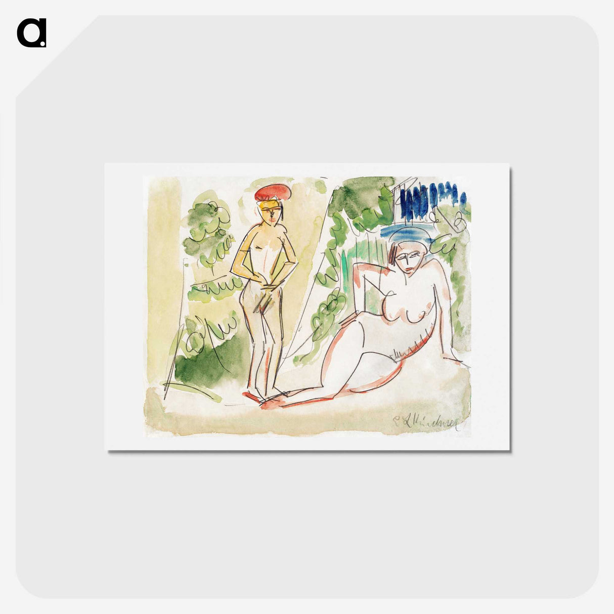 2-23_Ernst-Ludwig-Kirchner_hagaki