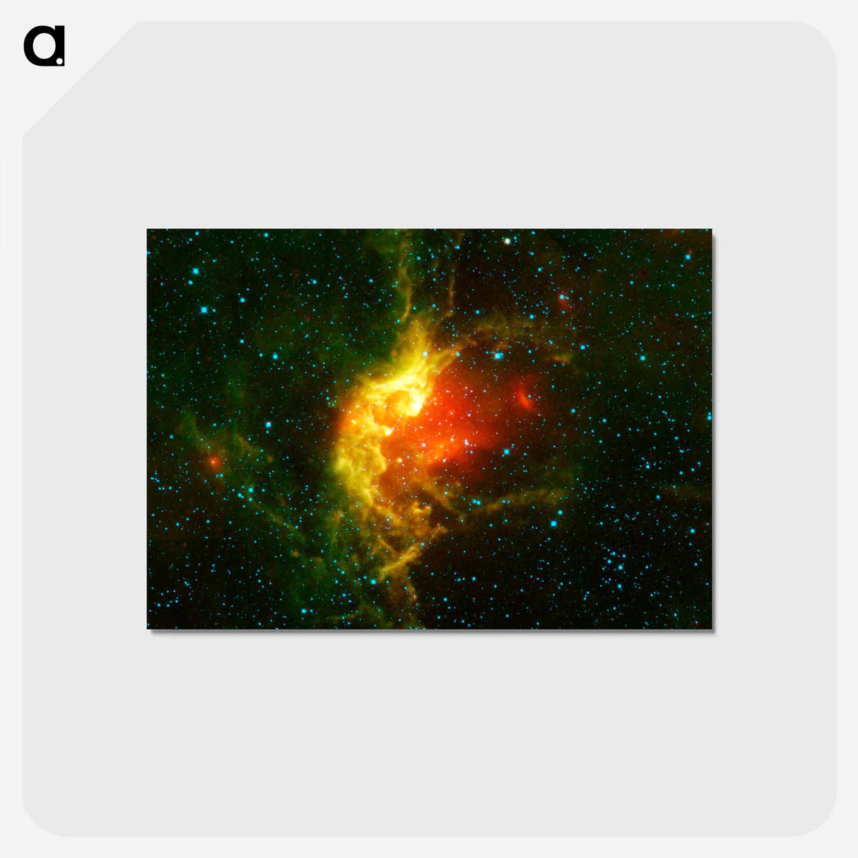 アートポストカード-NGC 7380
- ハッブル画像 Postcard.