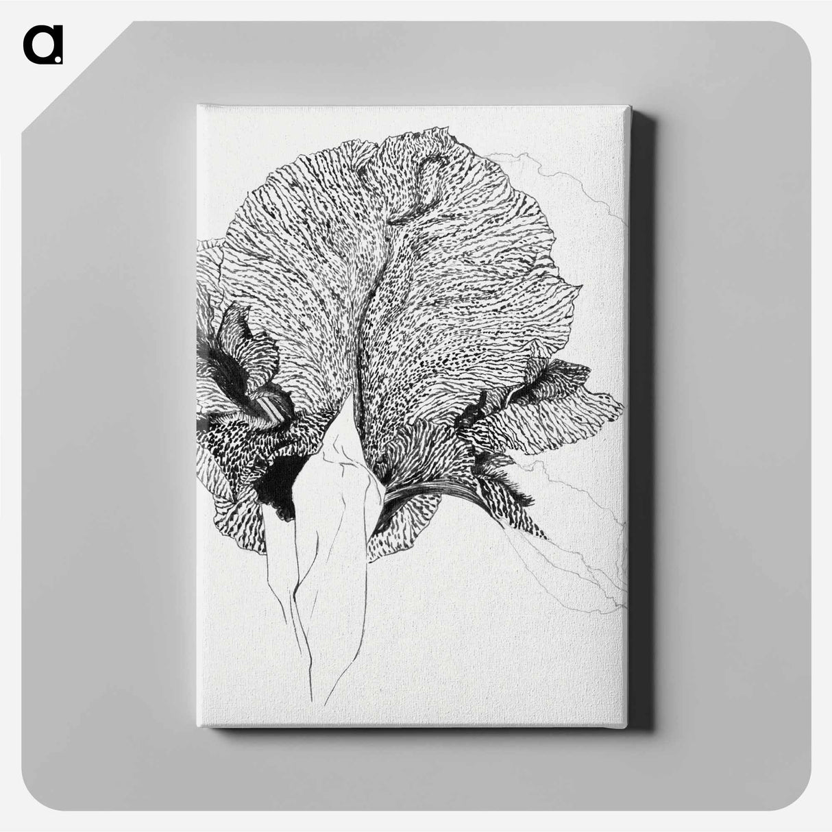 Iris - Julie de Graag Canvas.