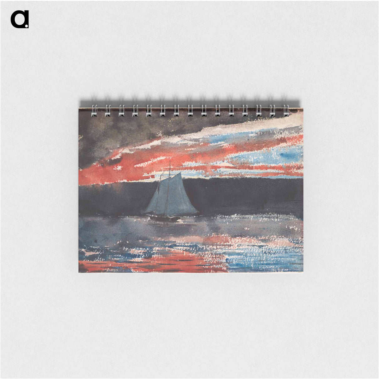 Schooner at Sunset - ウィンスロー ホーマー Memo.