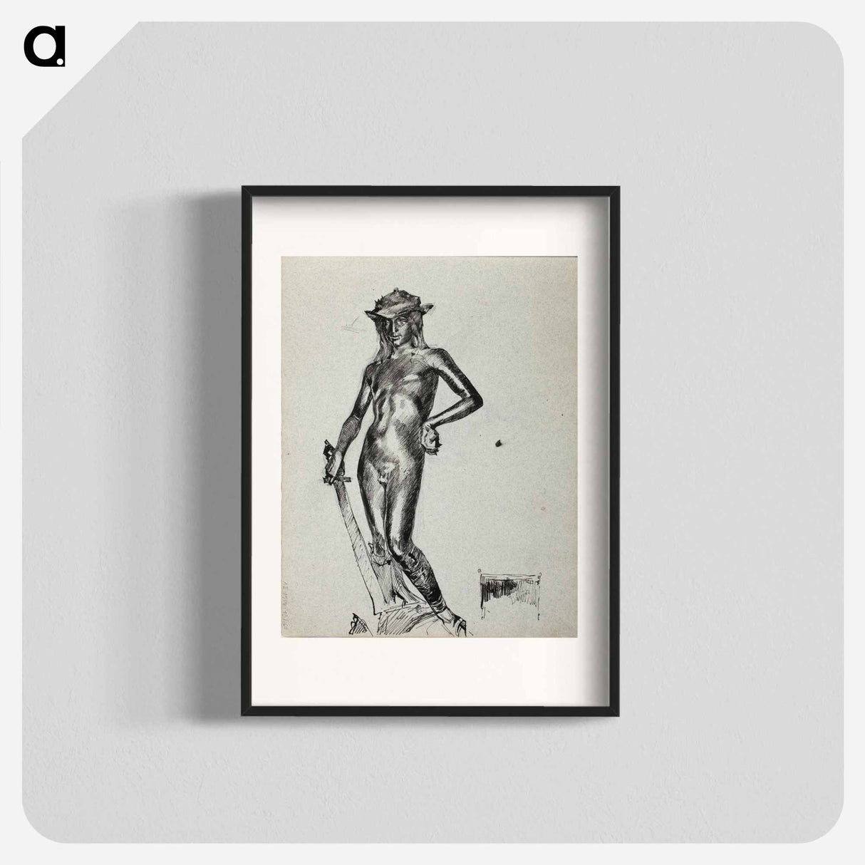 Donatellon david -veistos - アルバート エーデルフェルト Poster.