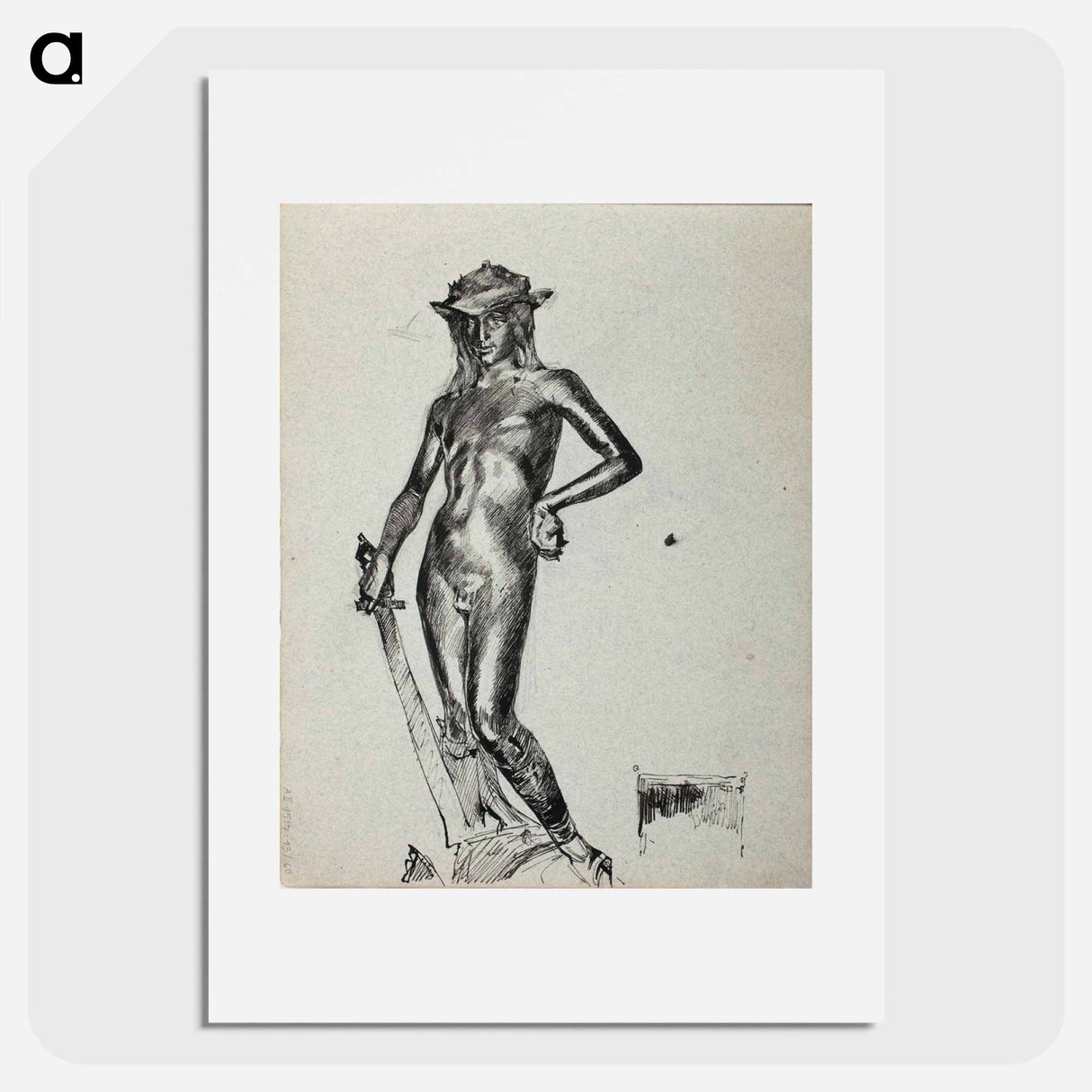 Donatellon david -veistos - アルバート エーデルフェルト Poster.