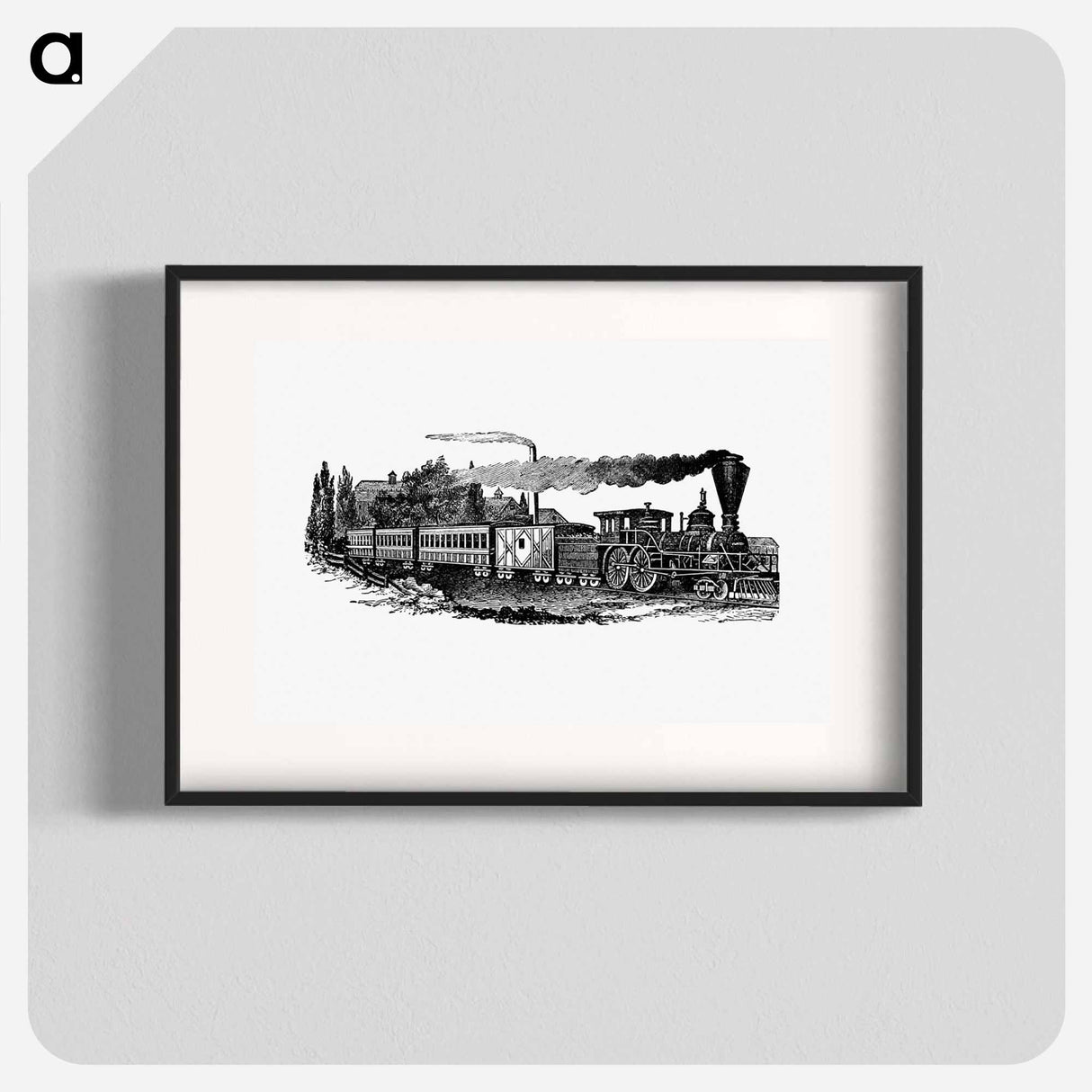 アートポスター-European Steam Train Engraving
- 大英図書館 Poster.