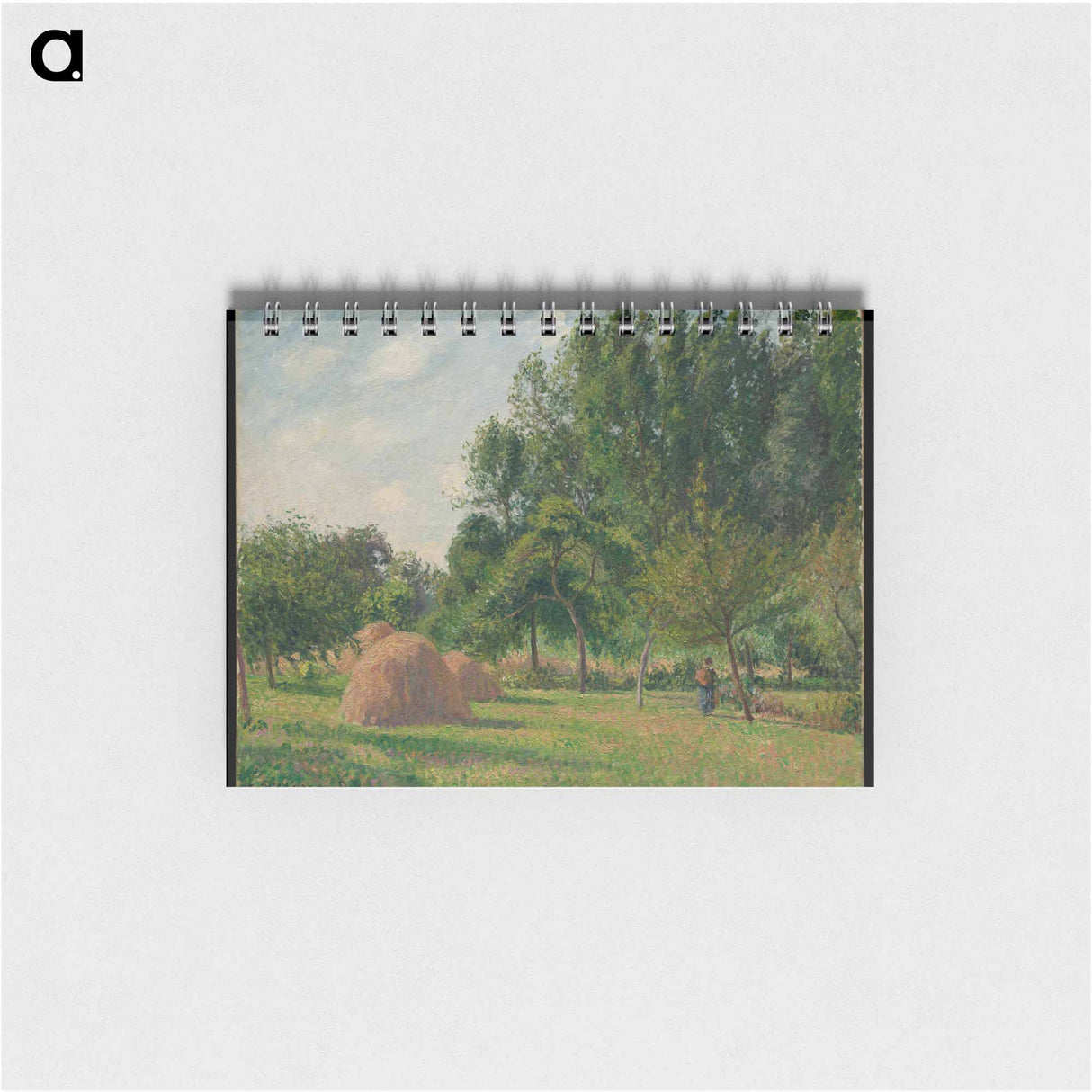 Haystacks, Morning, Éragny - カミーユ ピサロ Memo.