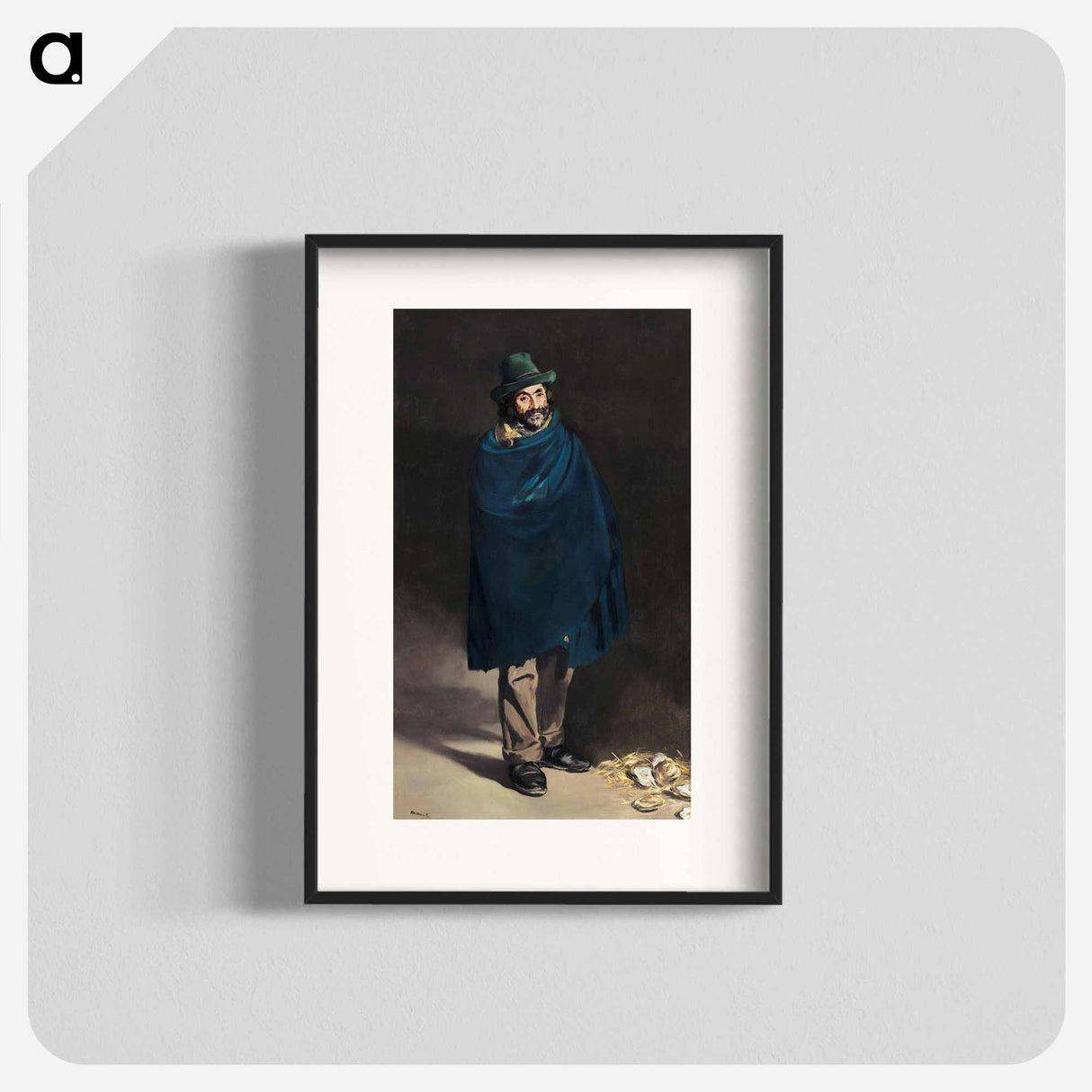 アートポスター-Beggar with Oysters (Philosopher) - エドゥアール マネ Poster.