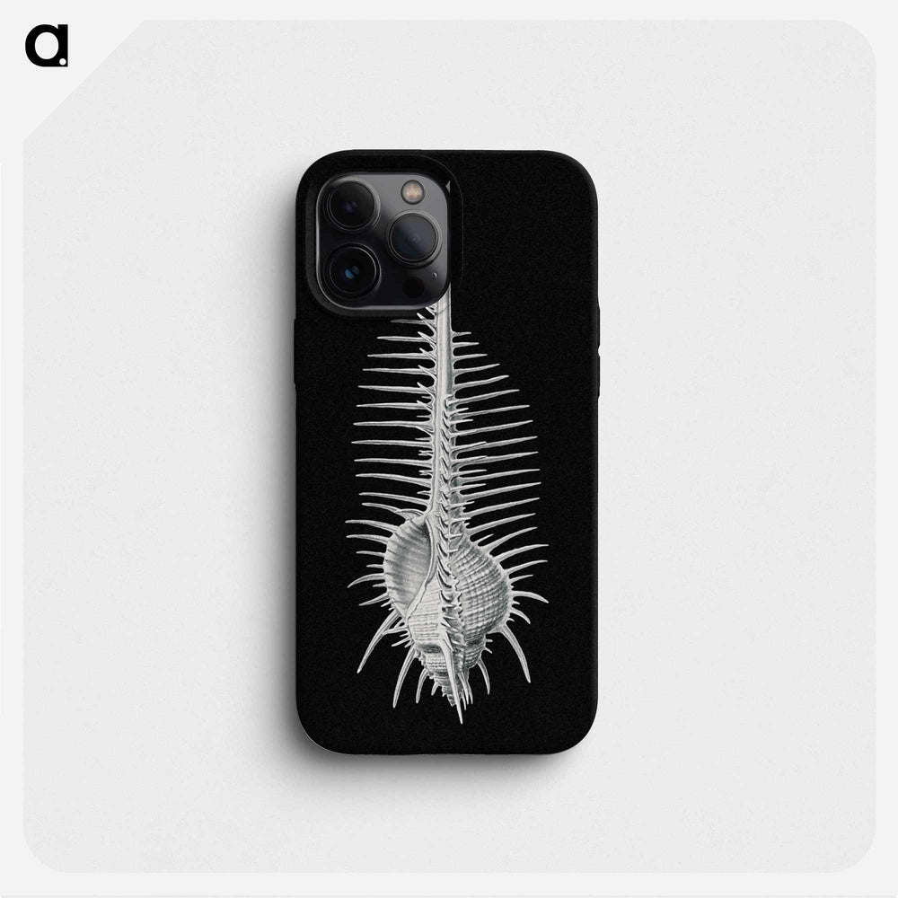 Vintage shell marine life illustration - エルンスト ヘッケル Phone Case.