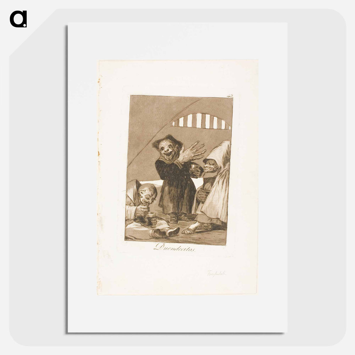 Hobgoblins - フランシスコ デ ゴヤ Poster.