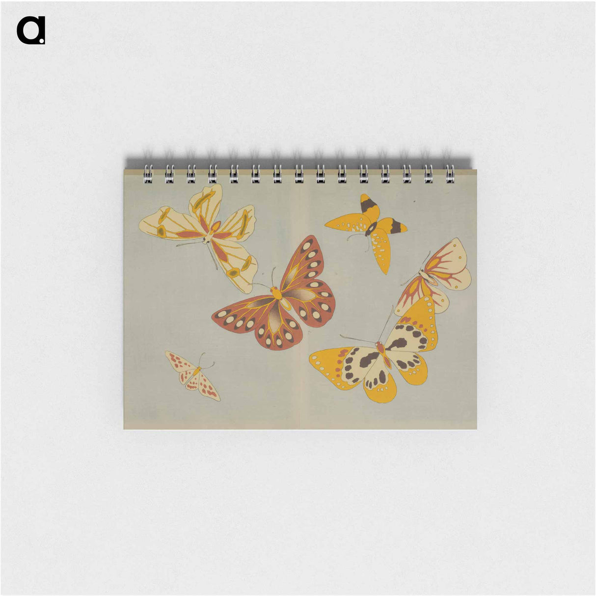 Chō senshu (A Thousand Kinds of Butterflies), Volume 1 - 神坂 雪佳 Memo.