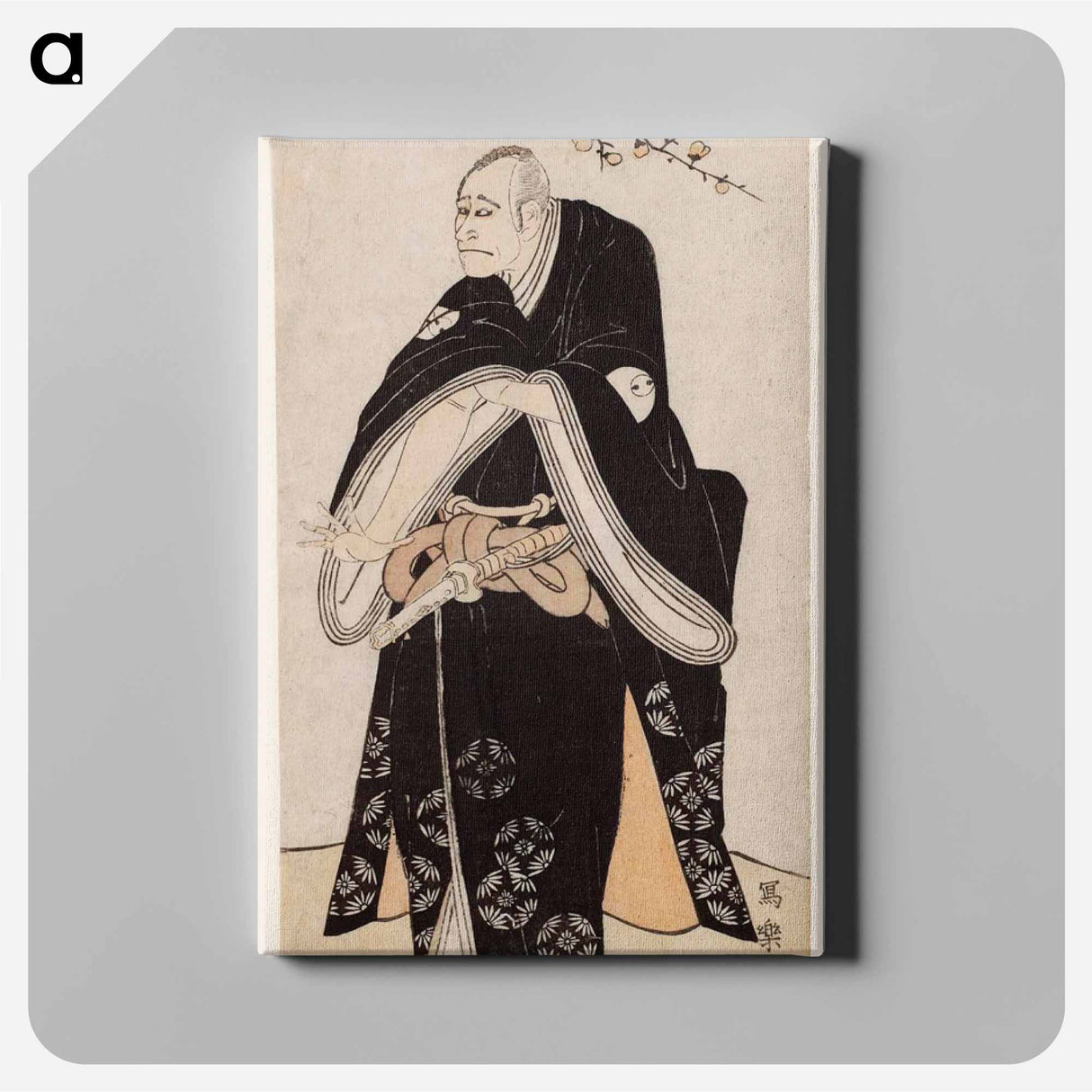 アートパネル-Arashi Ryūzō II as Ōtomo Yamanushi - 東洲斎 写楽 Canvas.