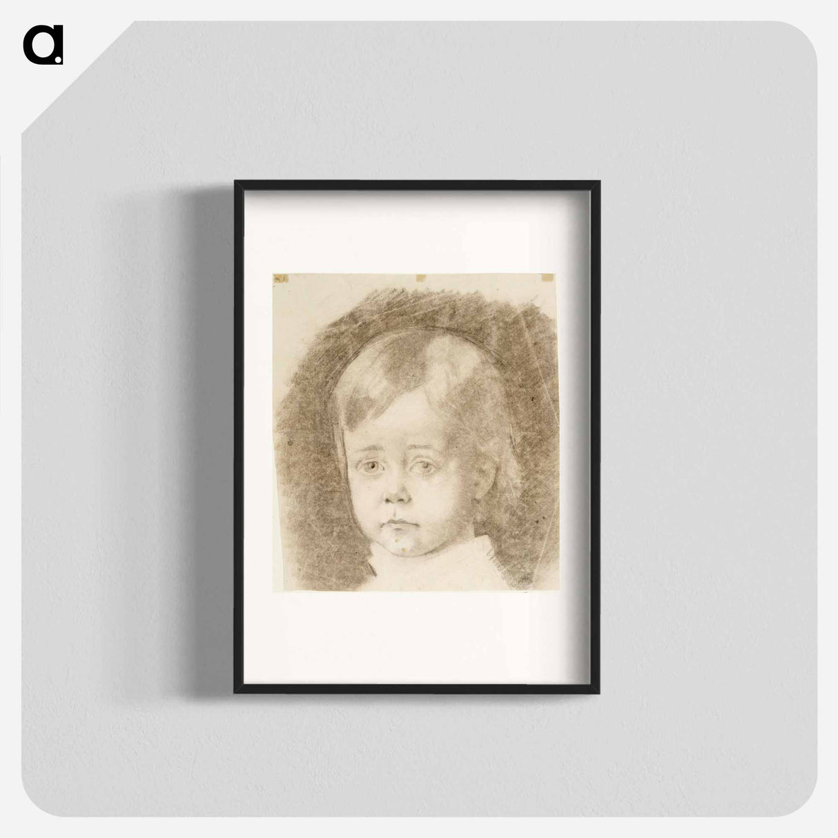 Lapsen pää - アルバート エーデルフェルト Poster.