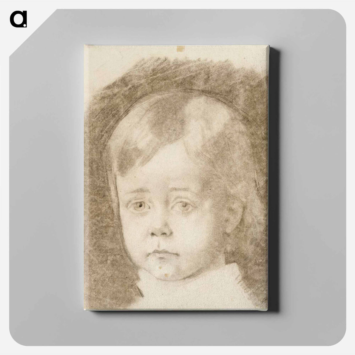 Lapsen pää - アルバート エーデルフェルト Canvas.