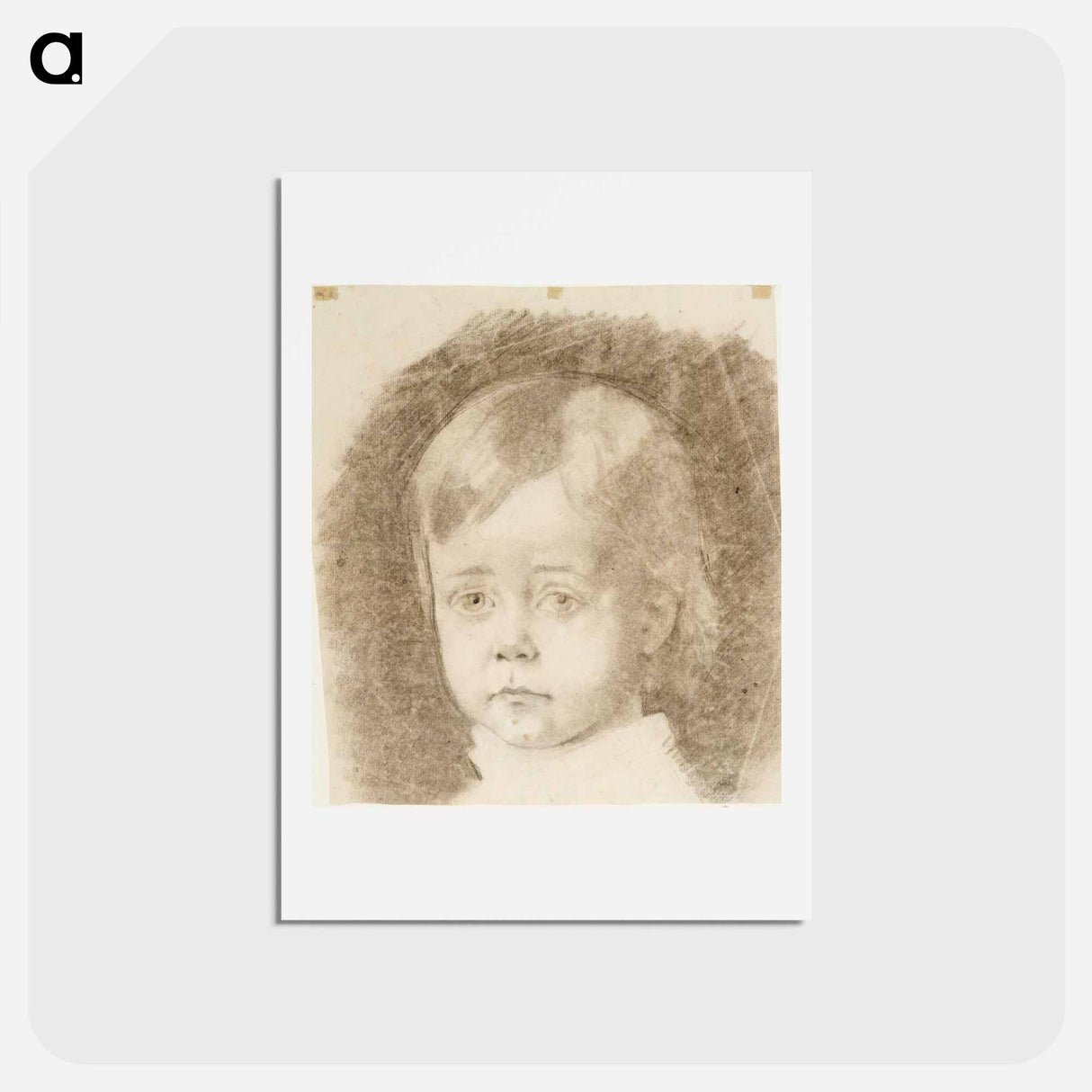 Lapsen pää - アルバート エーデルフェルト Postcard.