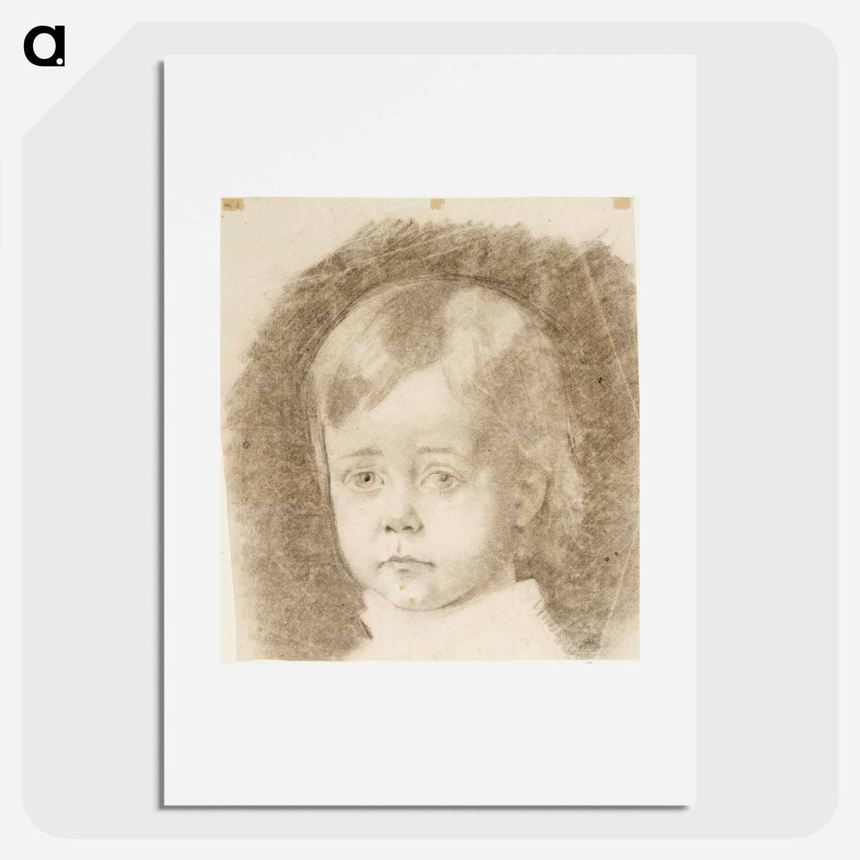 Lapsen pää - アルバート エーデルフェルト Poster.