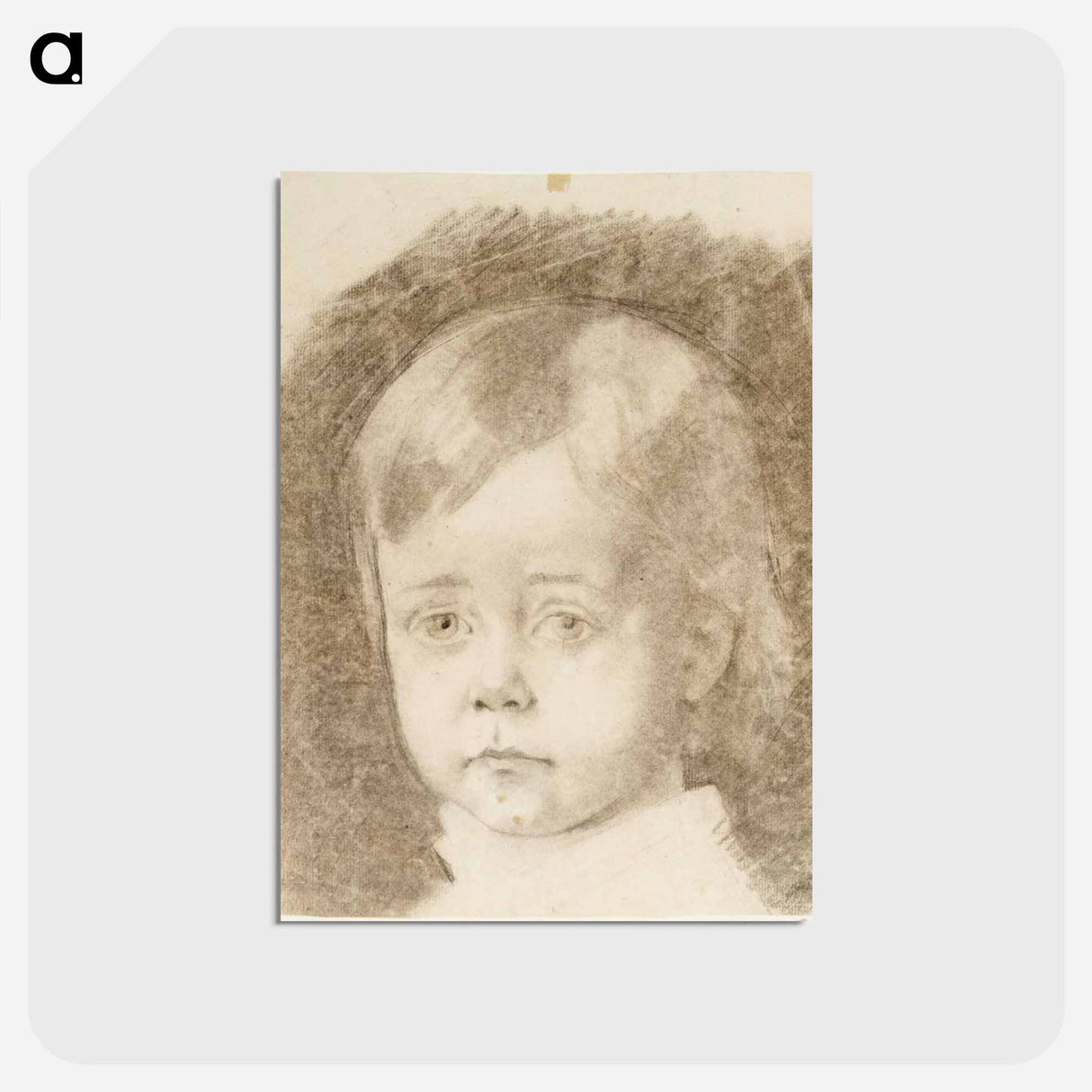 Lapsen pää - アルバート エーデルフェルト Postcard.