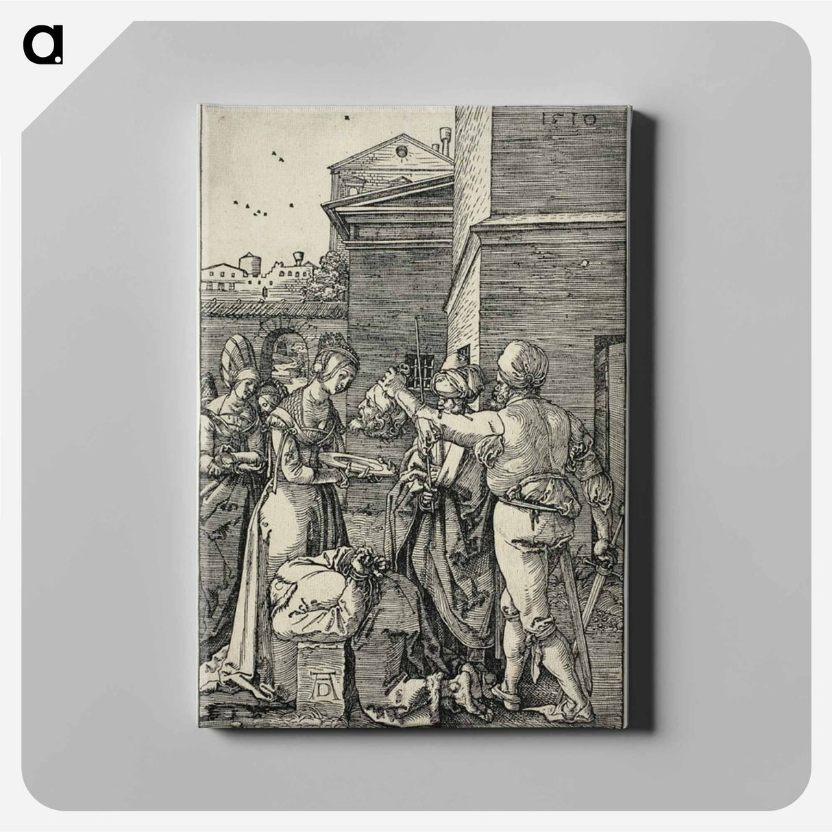 The Martyrdom of John the Baptist - アルブレヒト デューラー Canvas.