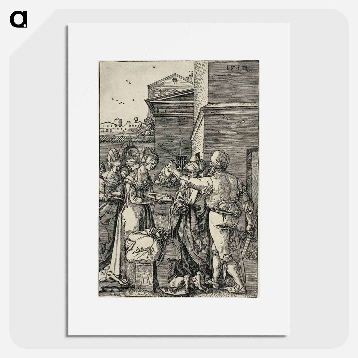 The Martyrdom of John the Baptist - アルブレヒト デューラー Poster.