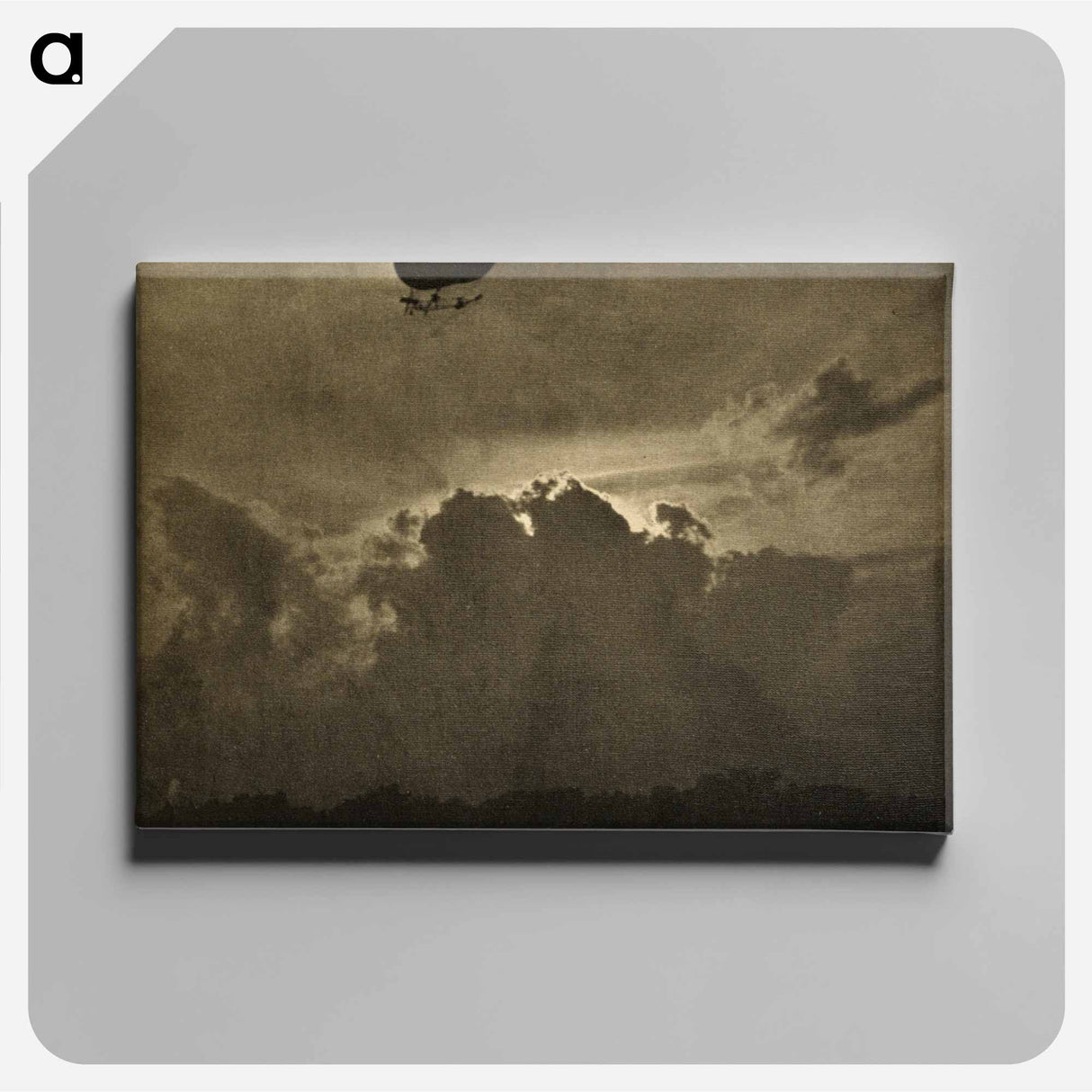 アートパネル-A Dirigible - アルフレッド スティーグリッツ Canvas.