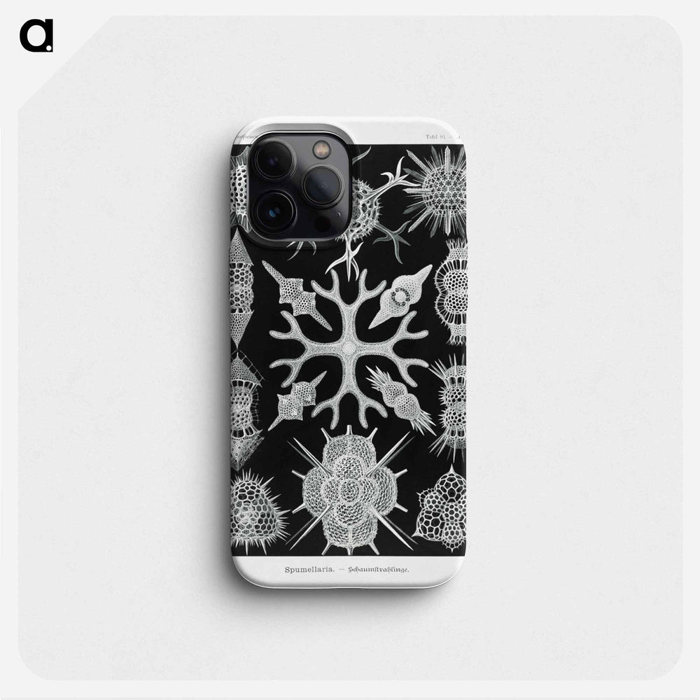 Spumellaria–Schaumstrahlinge - エルンスト ヘッケル Phone Case.