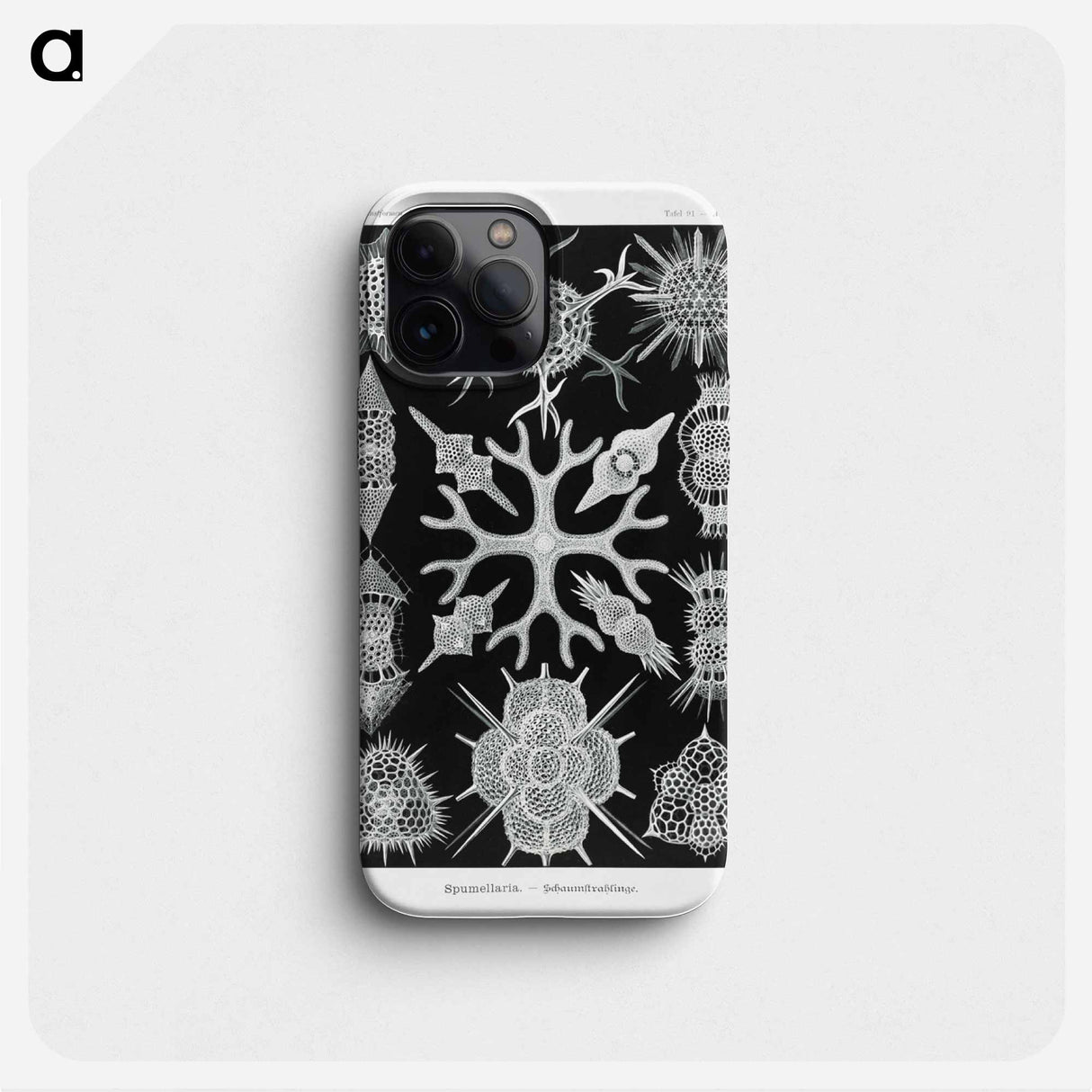 Spumellaria–Schaumstrahlinge - エルンスト ヘッケル Phone Case.