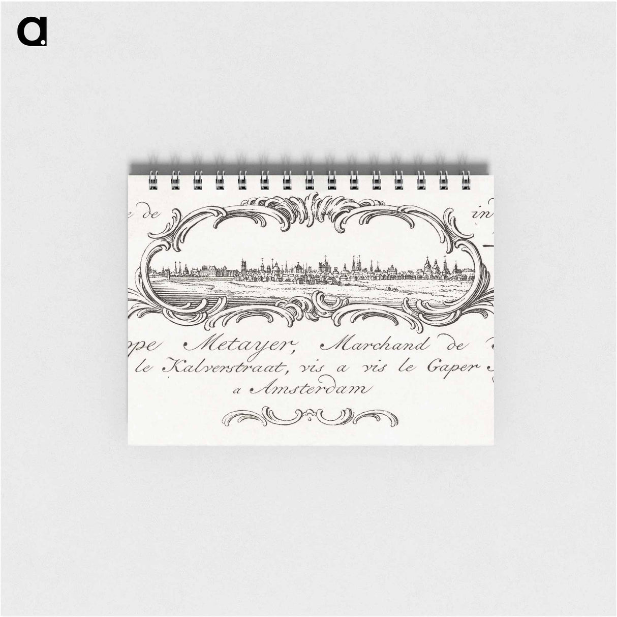 Business card by Philippe Metayer, tobacco merchant - ジャン ベルナール Memo.