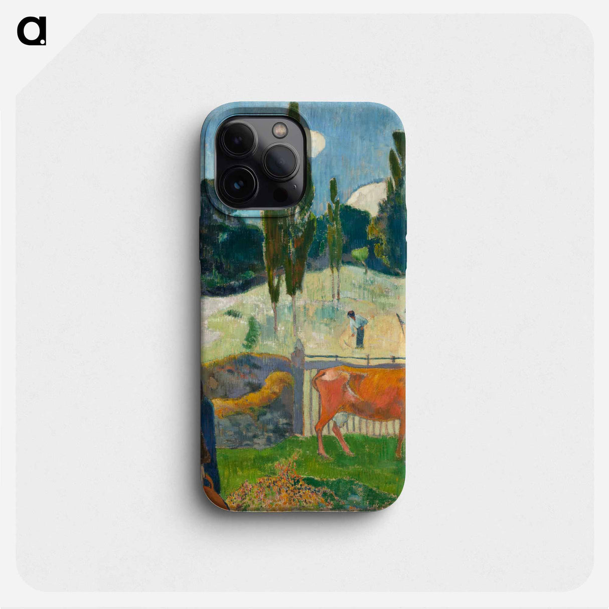 The Red Cow - Paul Gauguin Phone Case.