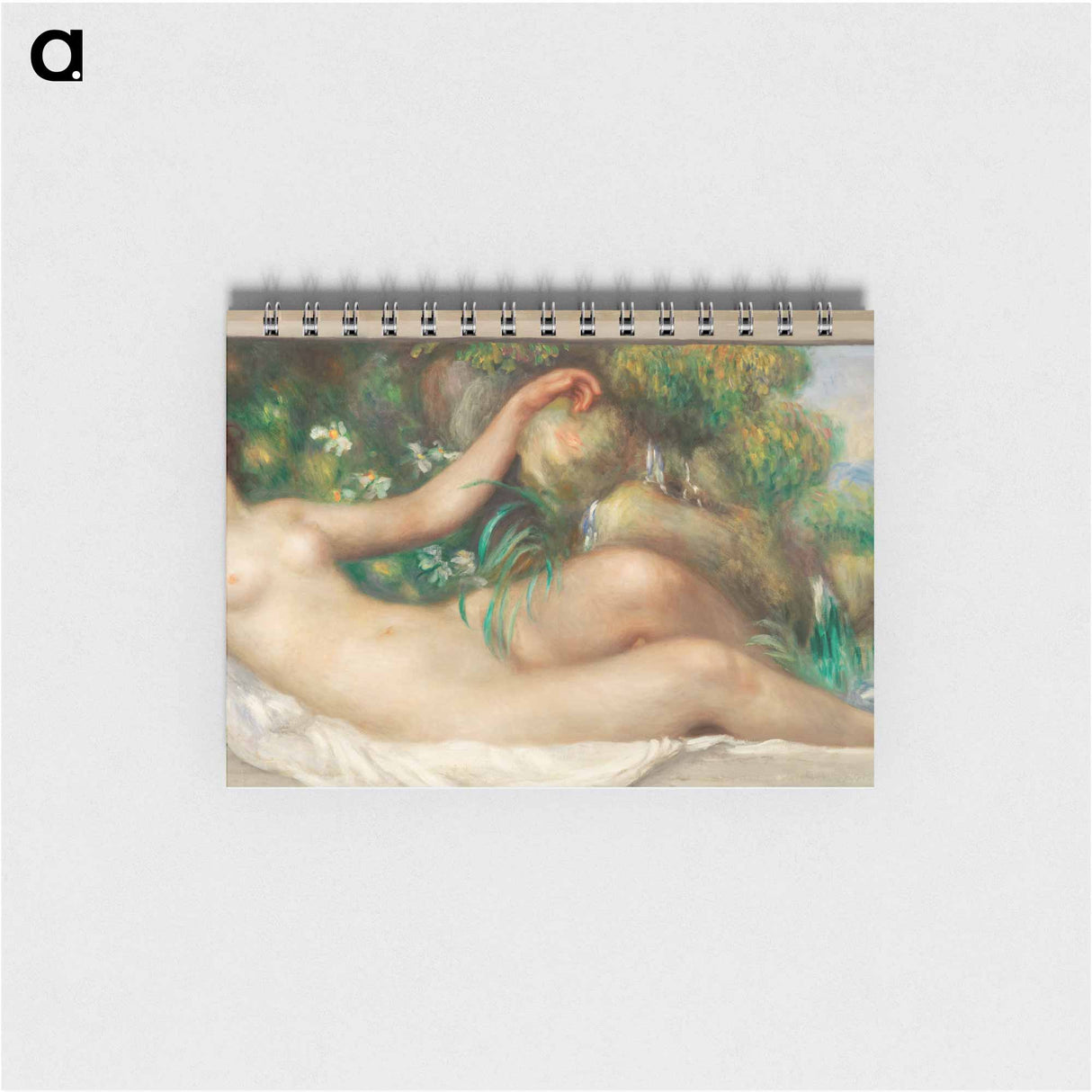 Reclining Nude (La Source) - ピエール オーギュスト ルノワール Memo.