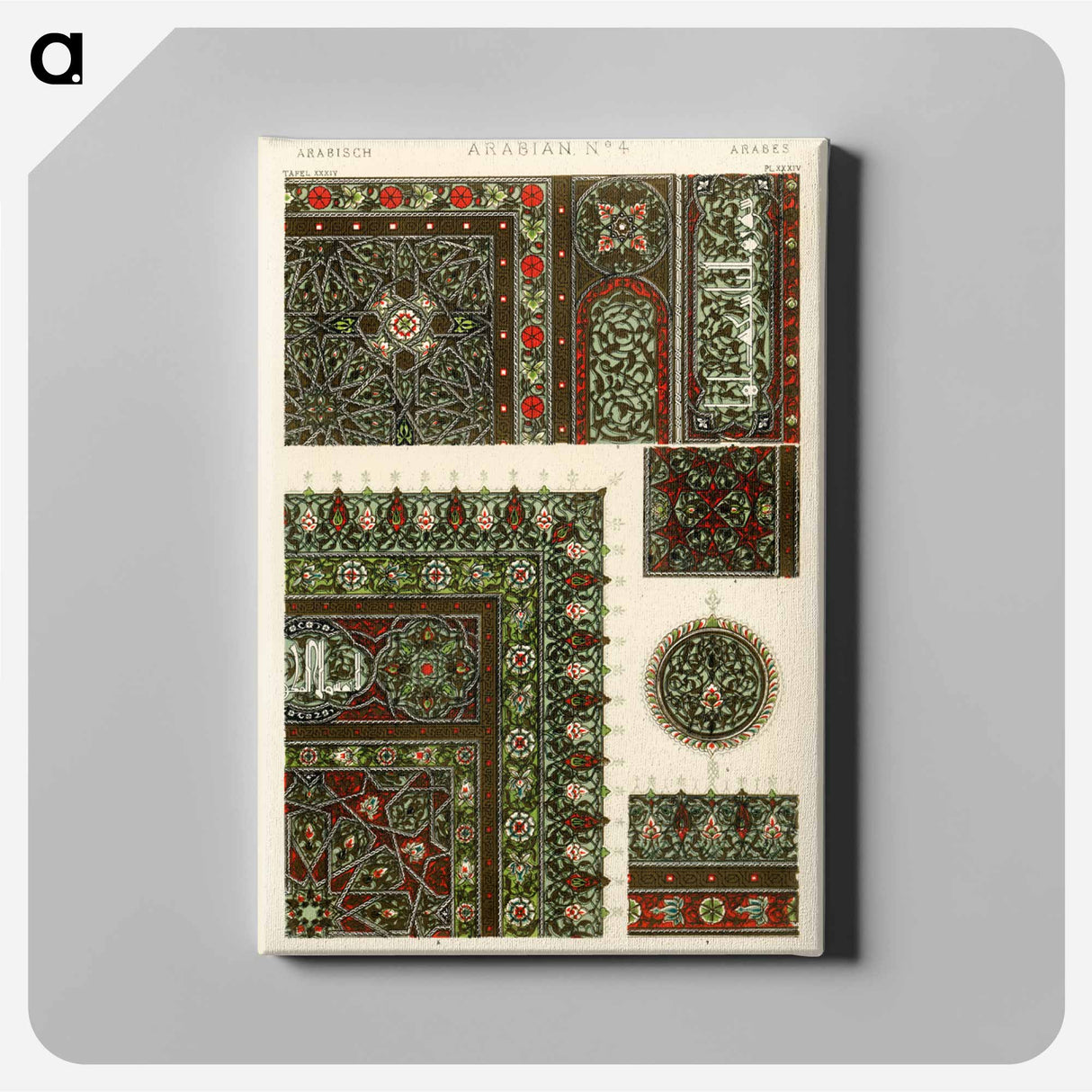 アートパネル-Nineteenth-Century Ornament
- 装飾の文法 Canvas.