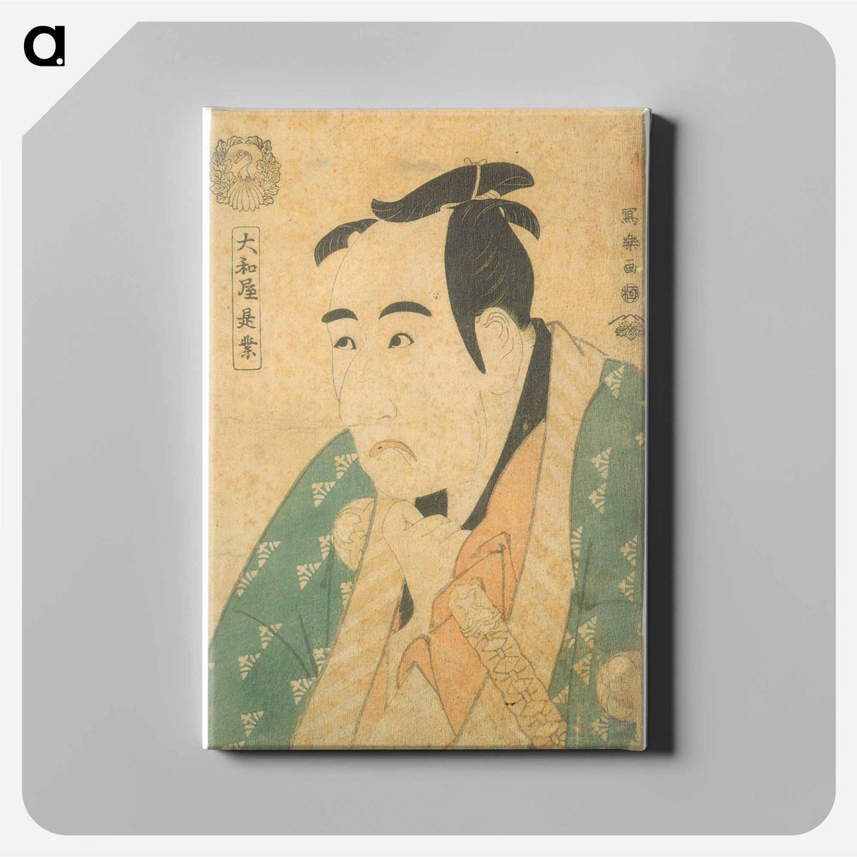 アートパネル-Bandō Mitsugorō II as the manservant Kugahei - 東洲斎 写楽 Canvas.