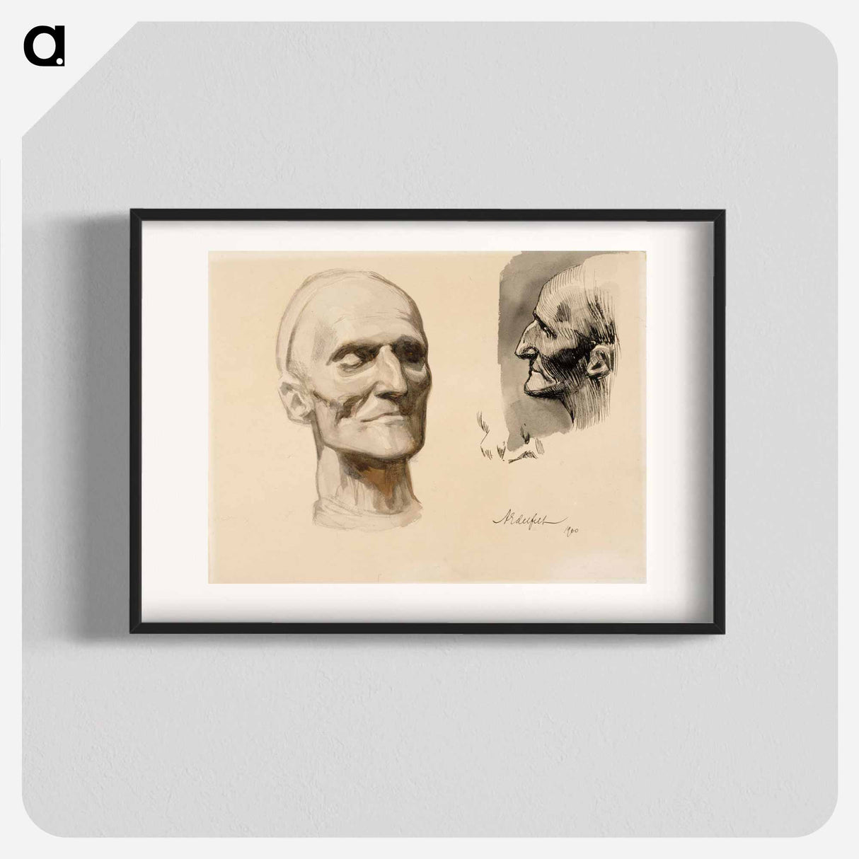 Kaksi tutkielmaa kuolinnaamiosta - アルバート エーデルフェルト Poster.