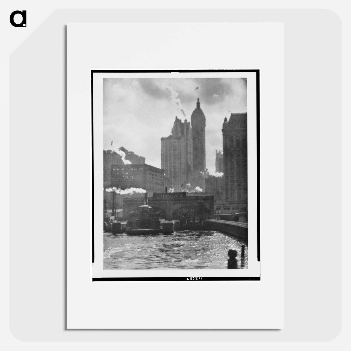 The city of ambition - アルフレッド スティーグリッツ Poster.