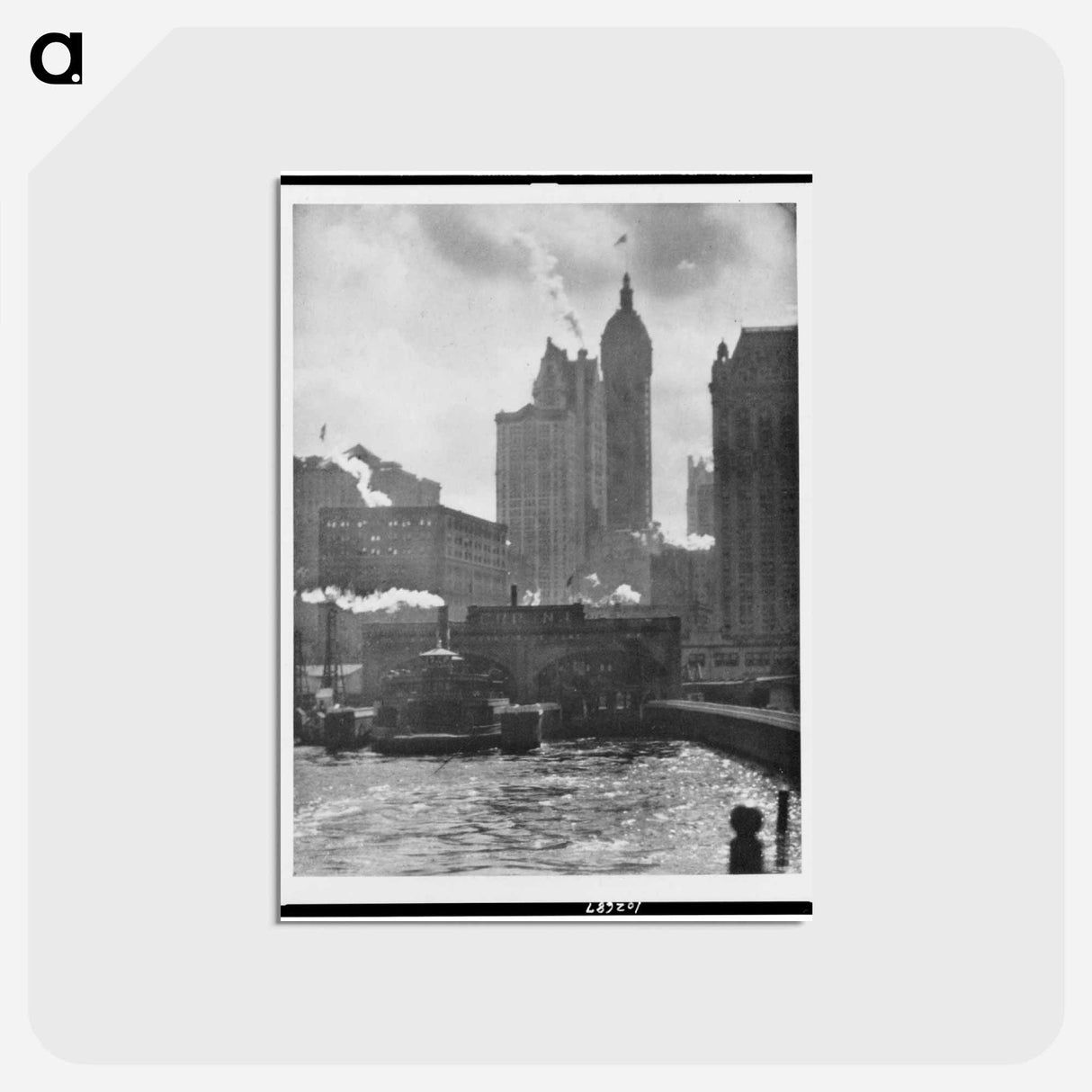 アートポストカード-The city of ambition - アルフレッド スティーグリッツ Postcard.